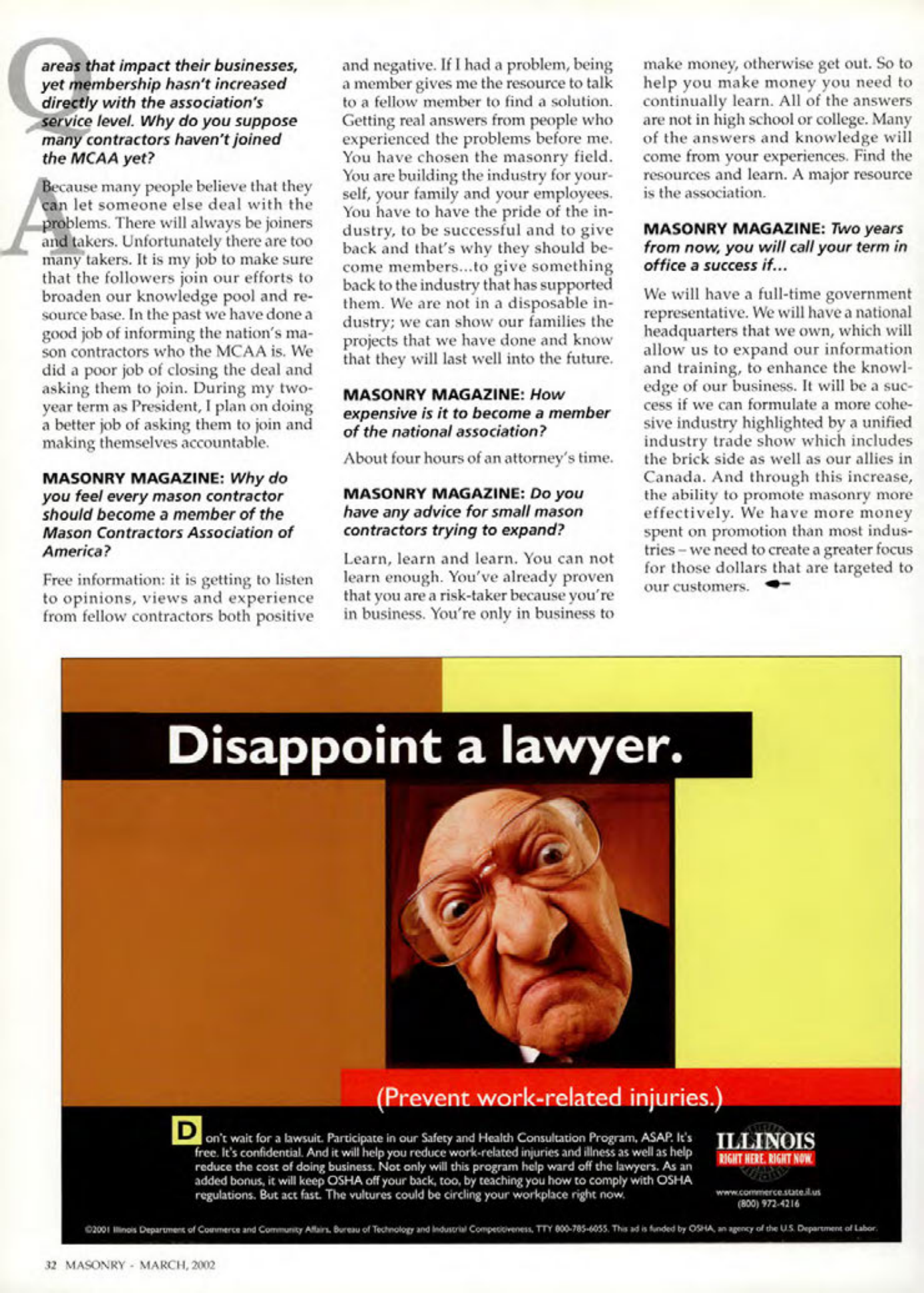 Masonry Magazine March 2002 Page. 32