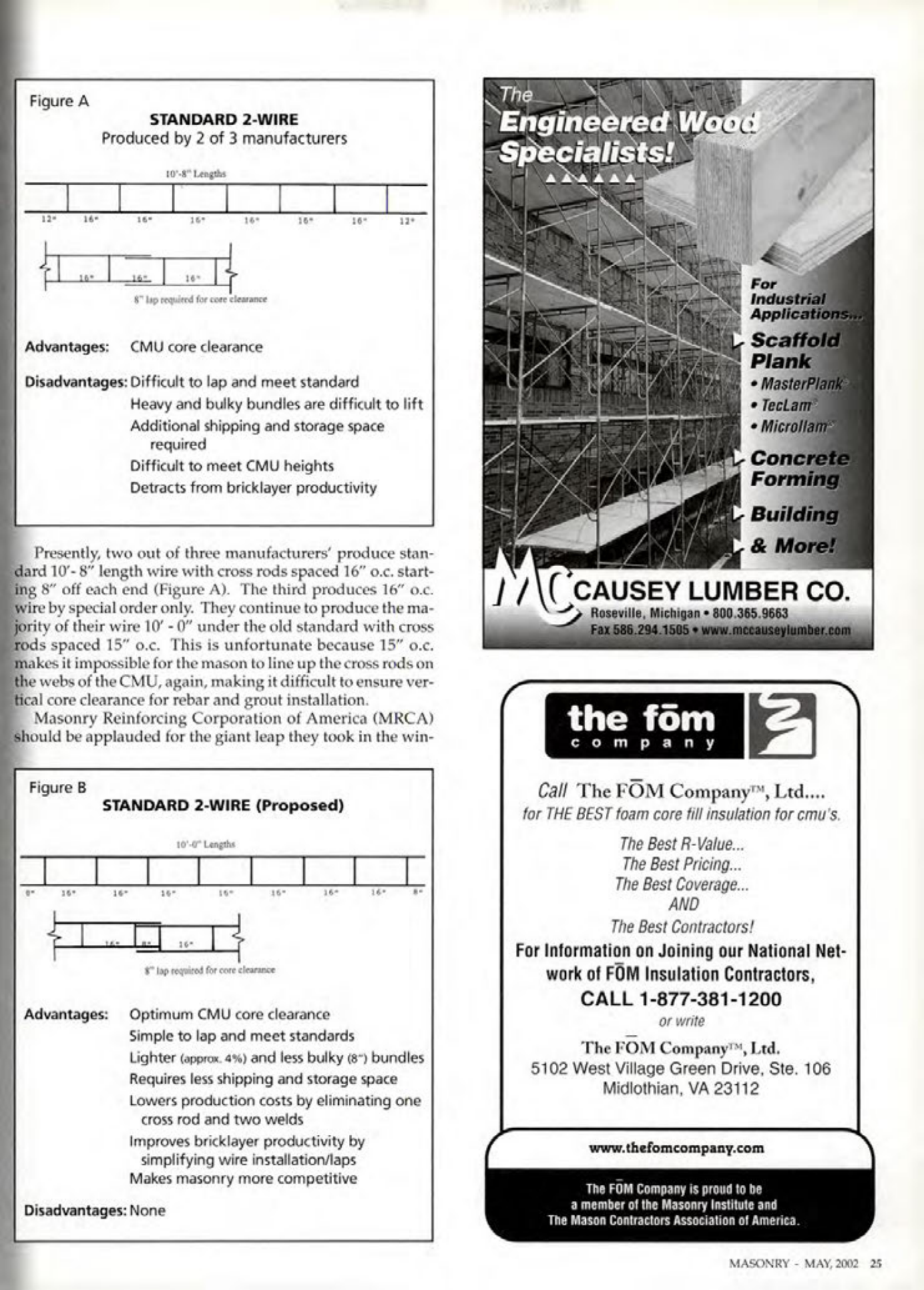 Masonry Magazine May 2002 Page. 25