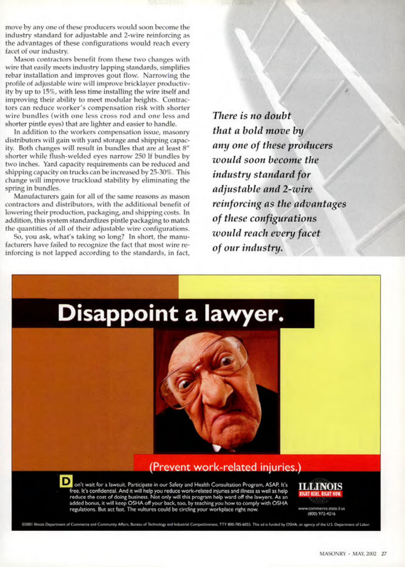 Masonry Magazine May 2002 Page. 27