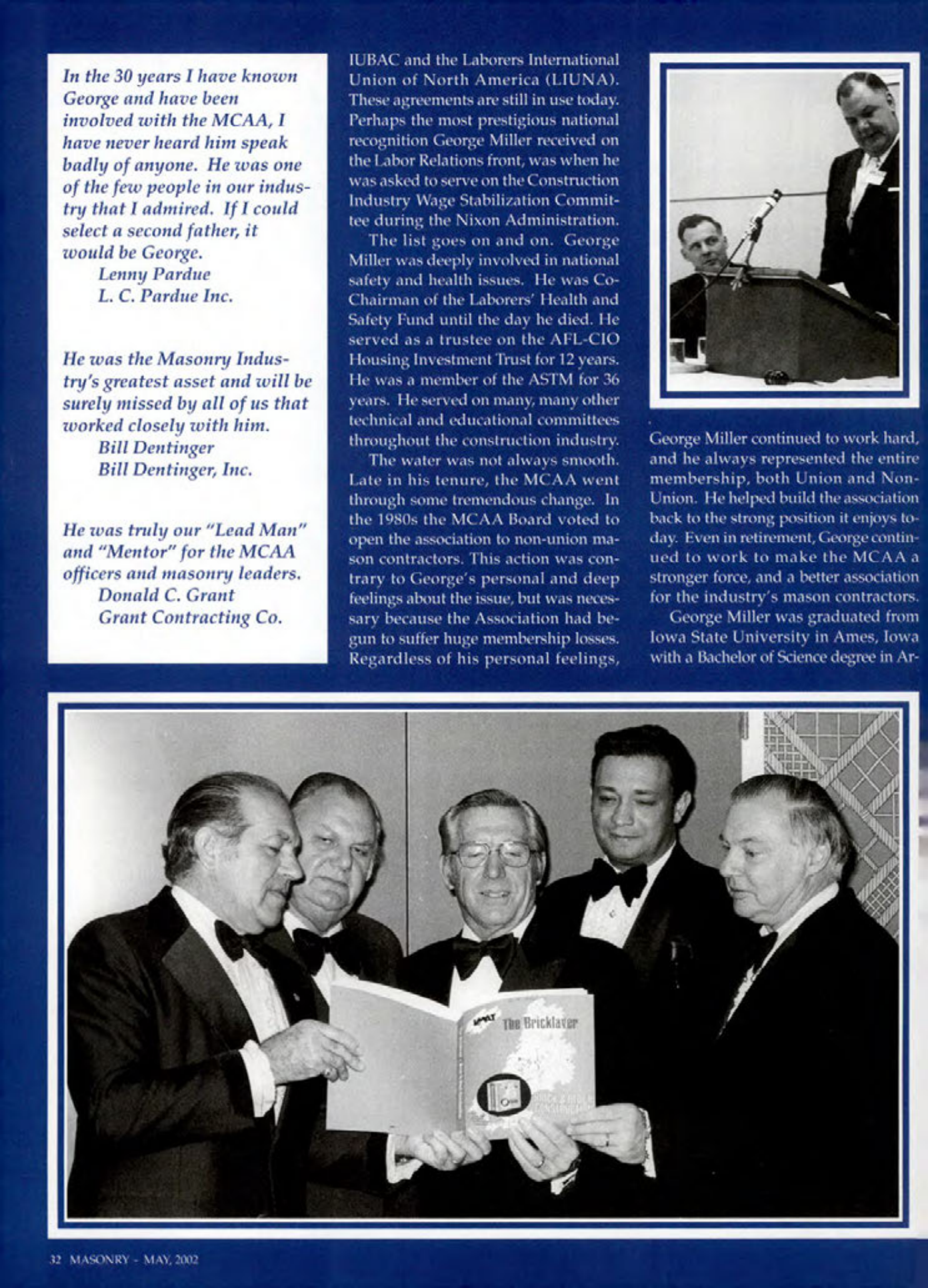 Masonry Magazine May 2002 Page. 32
