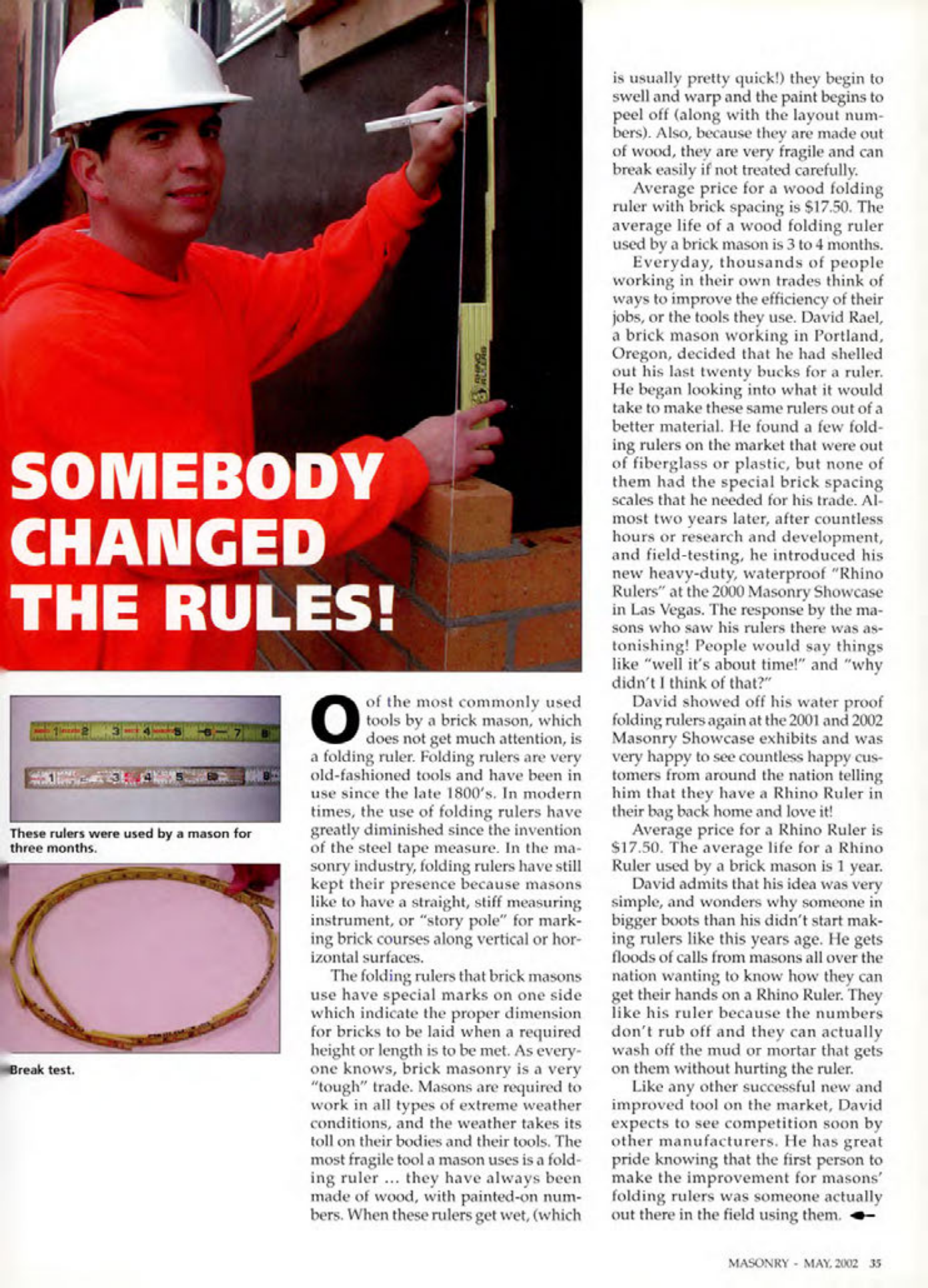 Masonry Magazine May 2002 Page. 35