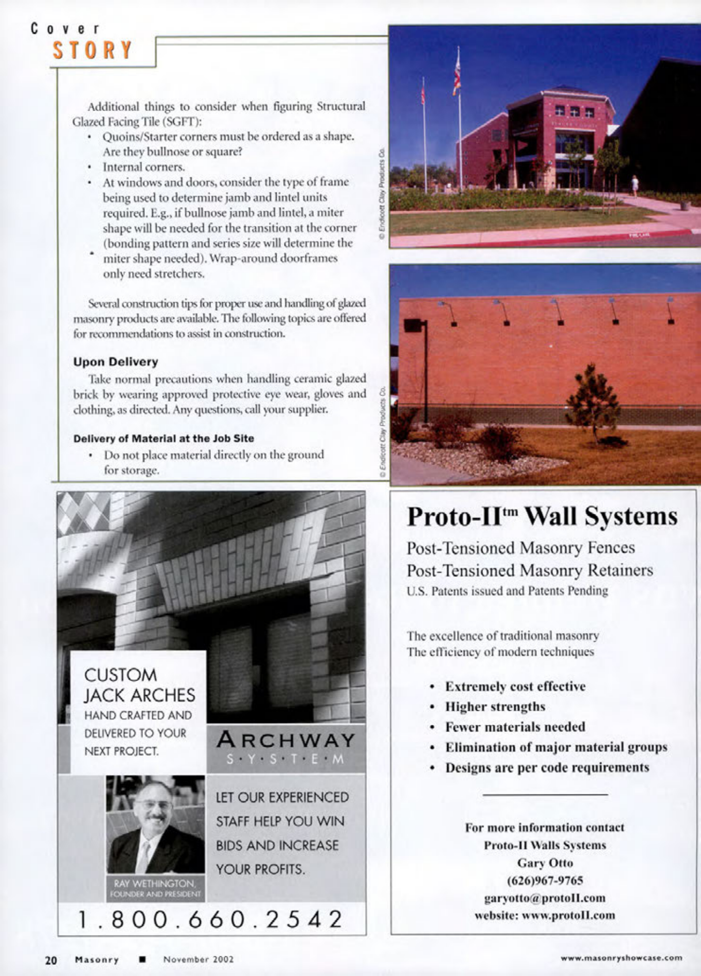 Masonry Magazine November 2002 Page. 22