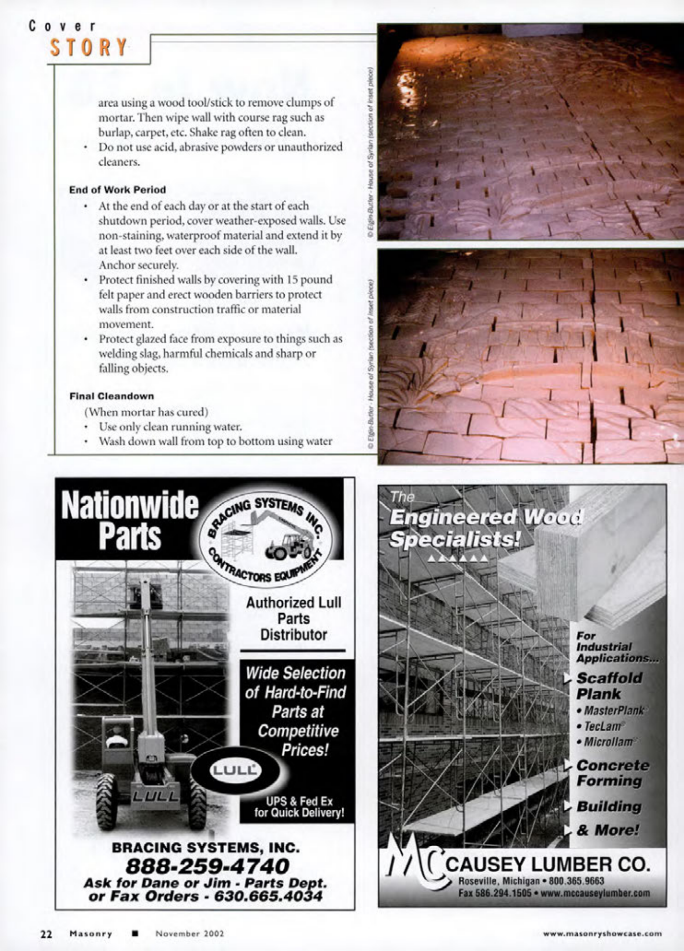 Masonry Magazine November 2002 Page. 24