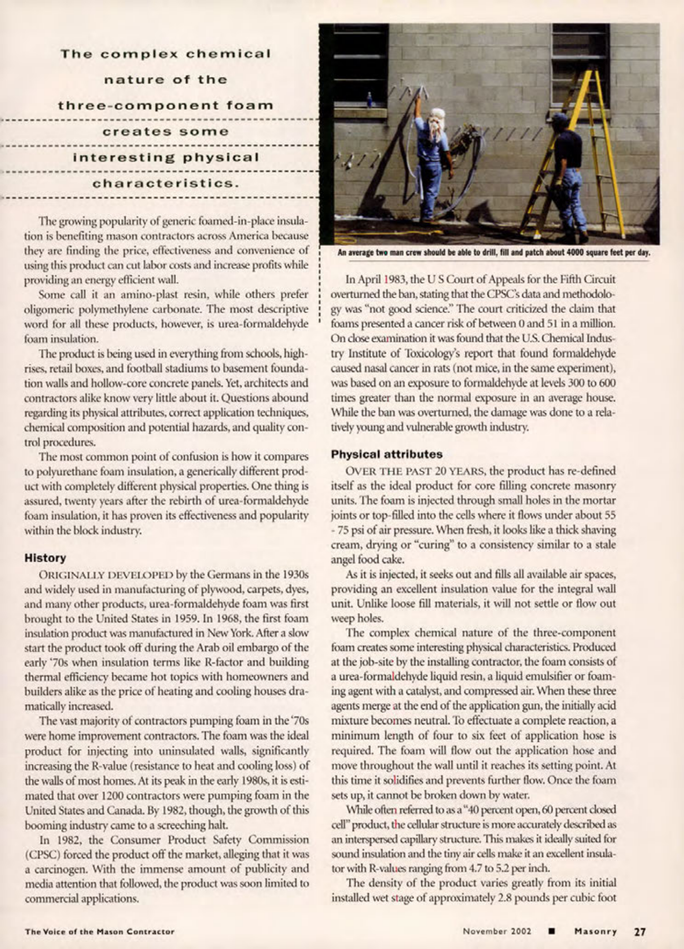 Masonry Magazine November 2002 Page. 29