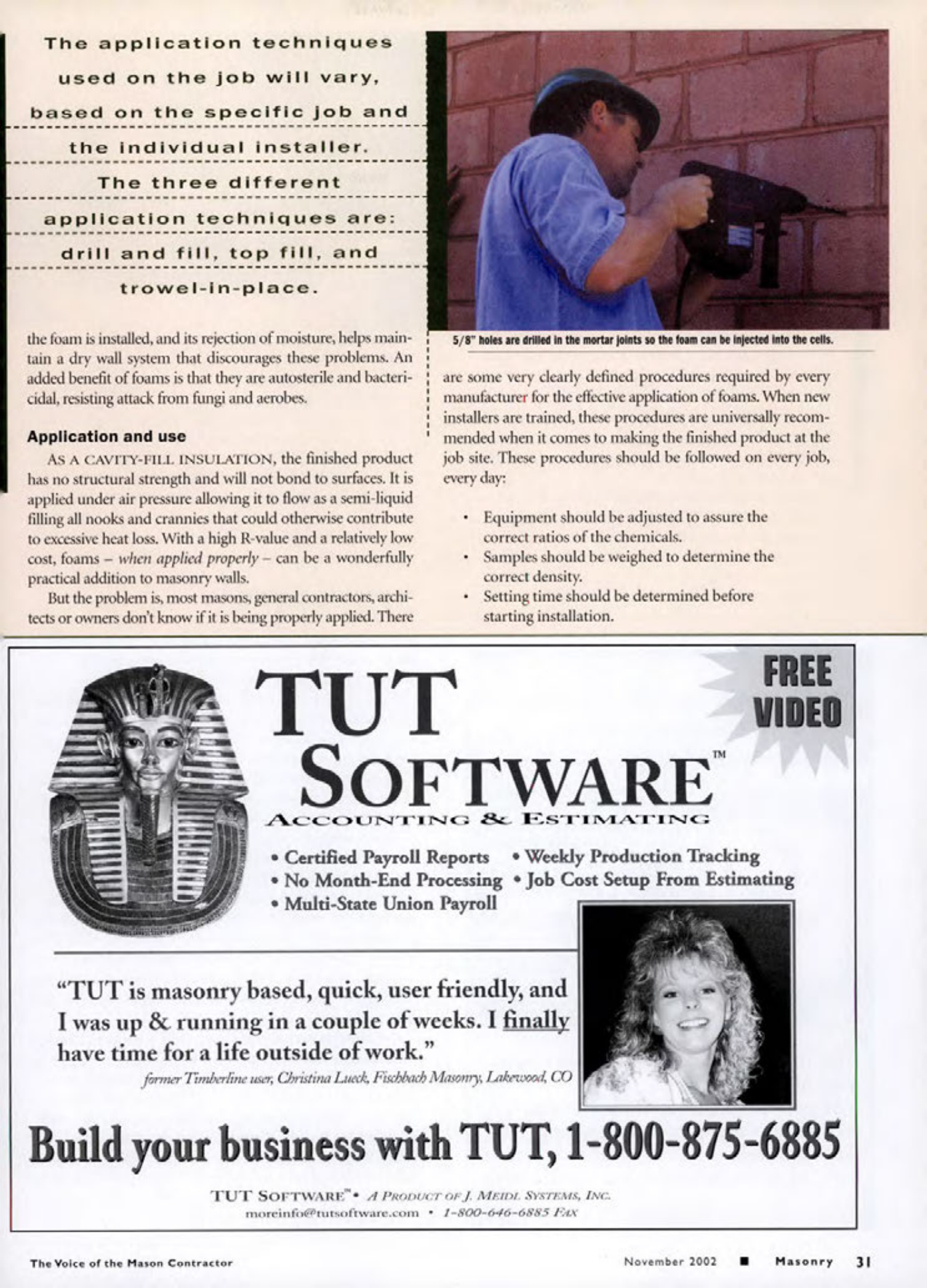 Masonry Magazine November 2002 Page. 33