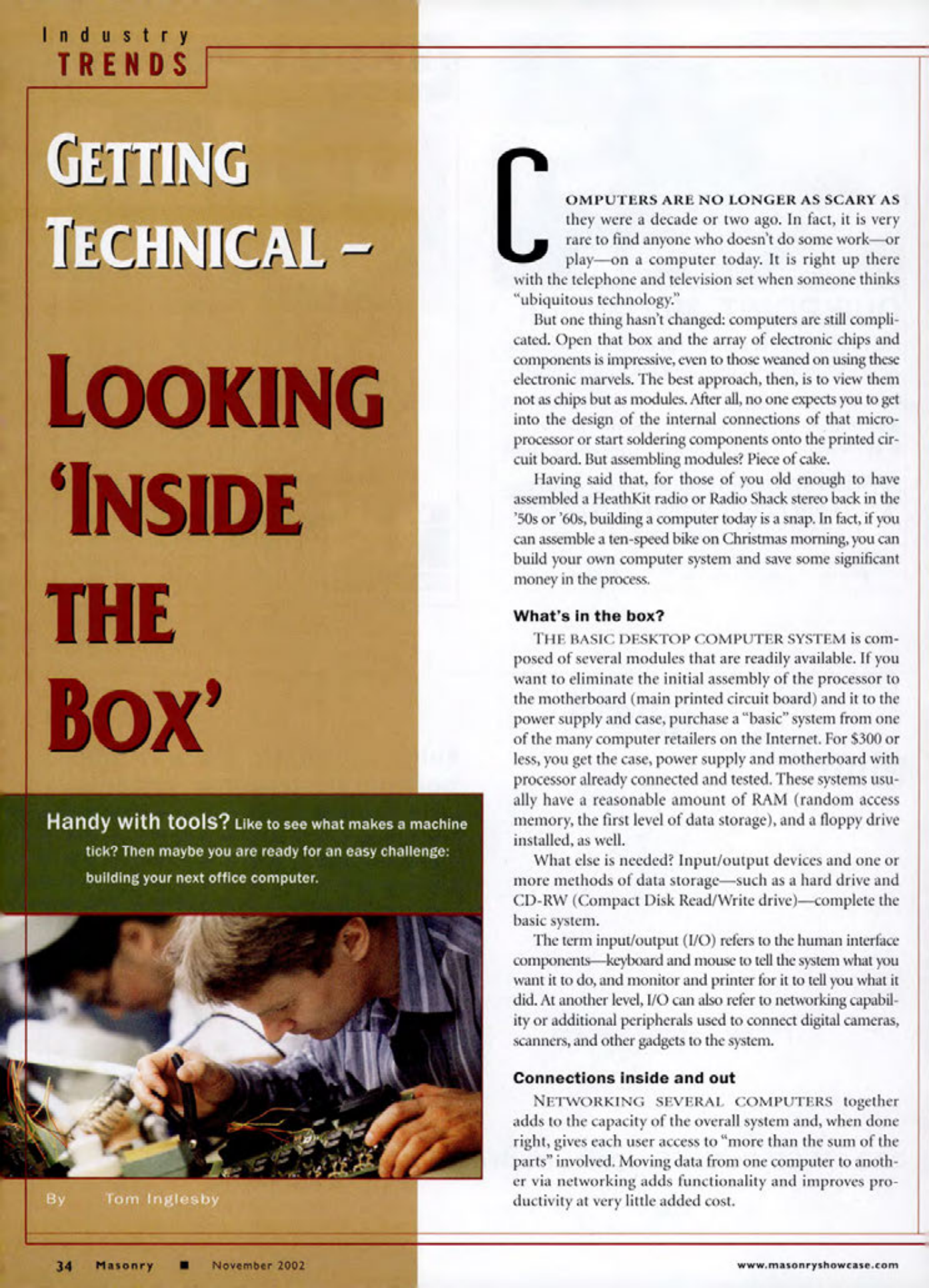 Masonry Magazine November 2002 Page. 36