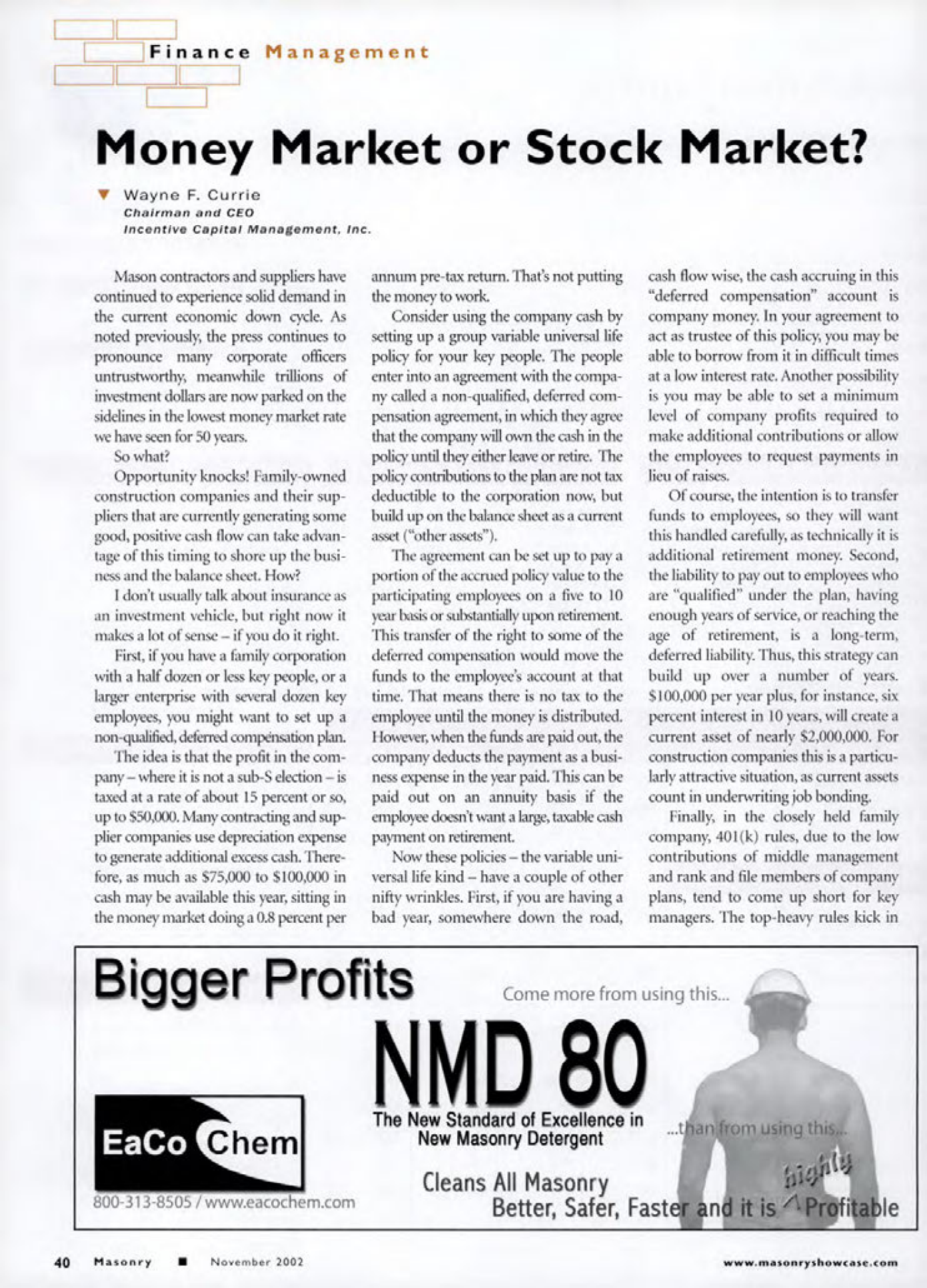 Masonry Magazine November 2002 Page. 42
