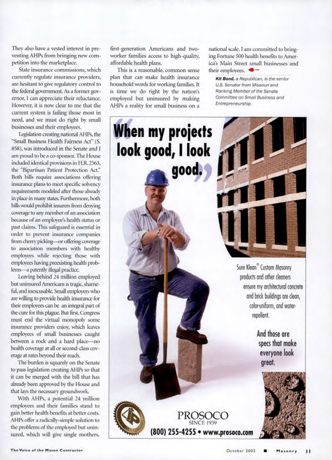 Masonry Magazine October 2002 Page. 13