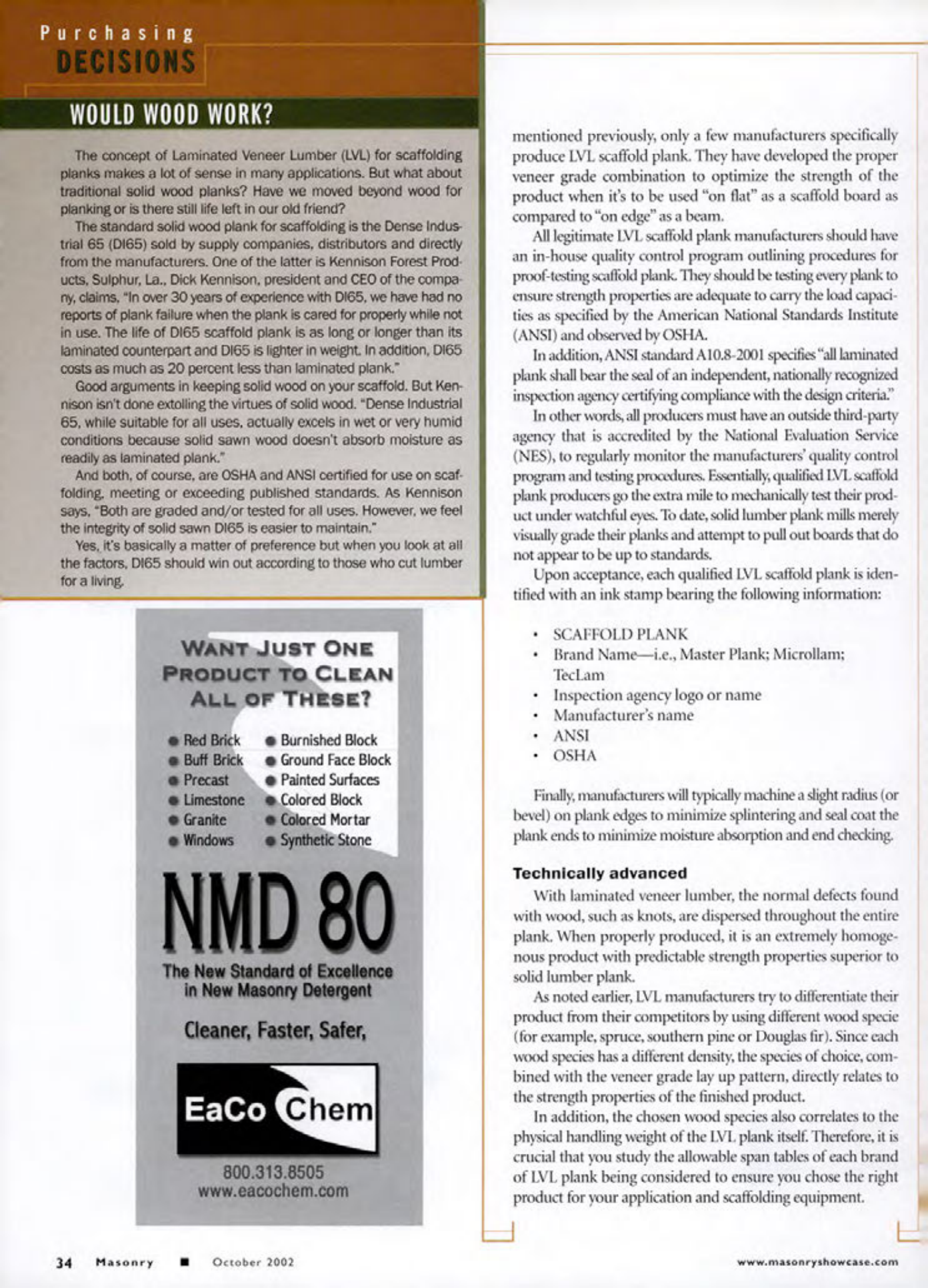 Masonry Magazine October 2002 Page. 36