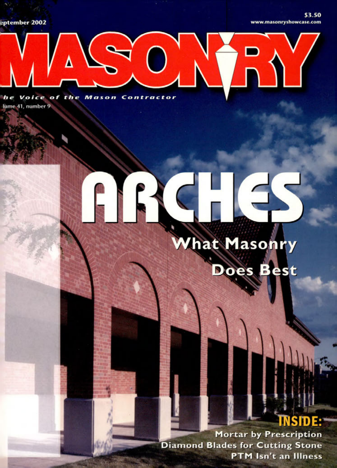 Masonry Magazine September 2002 Page. 1