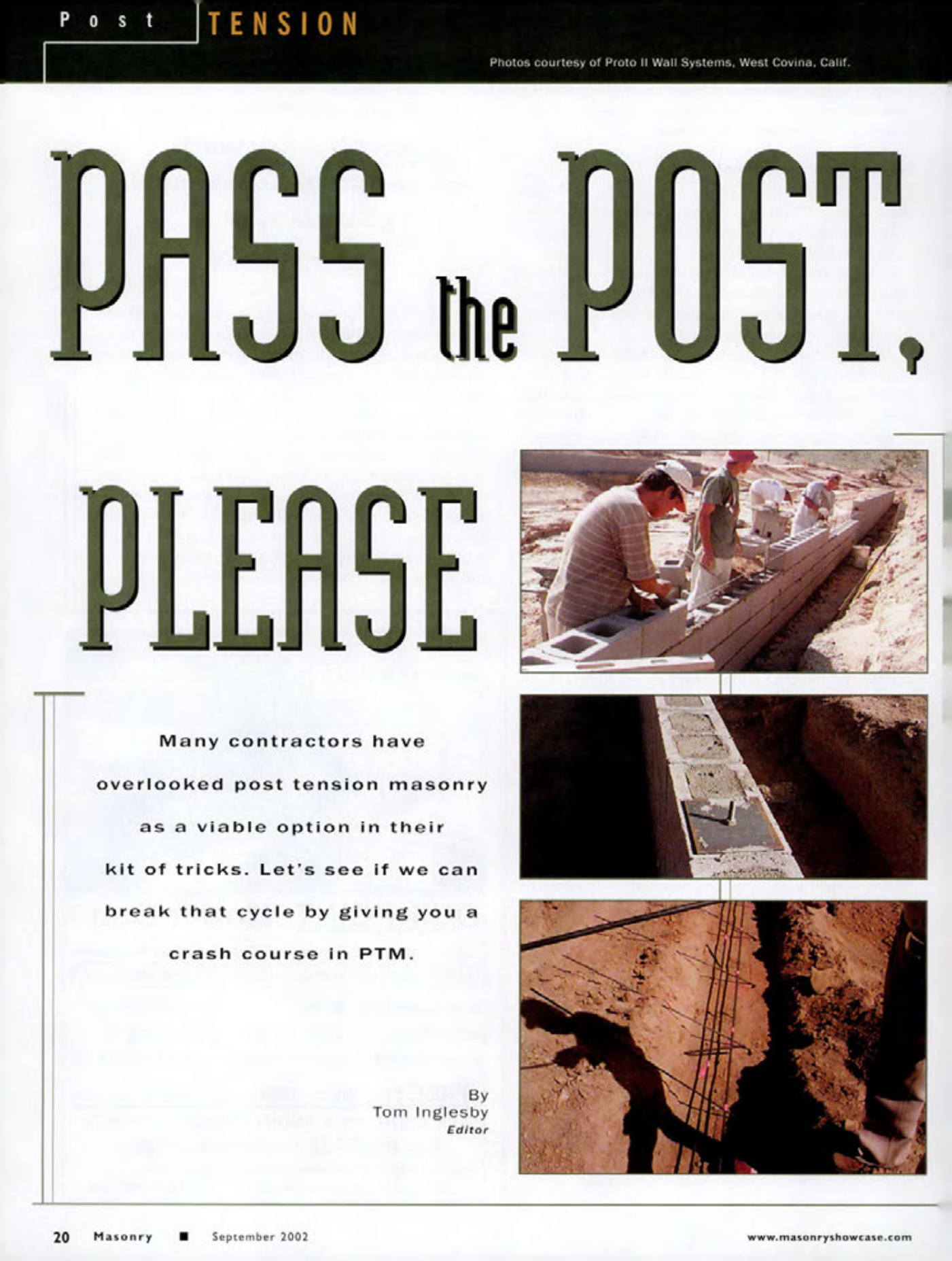 Masonry Magazine September 2002 Page. 22
