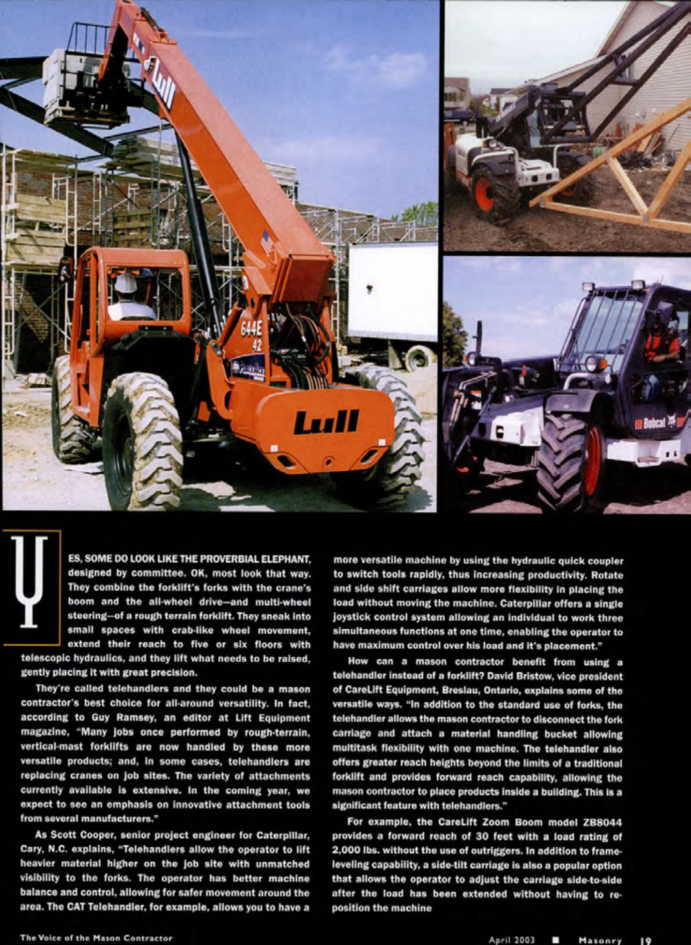 Masonry Magazine April 2003 Page. 21