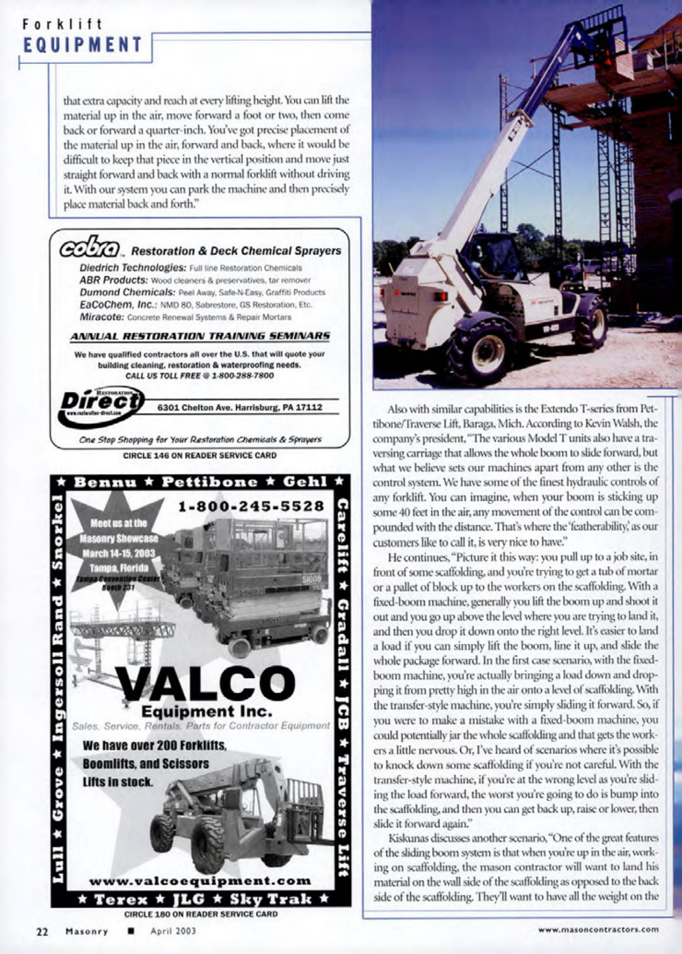 Masonry Magazine April 2003 Page. 24