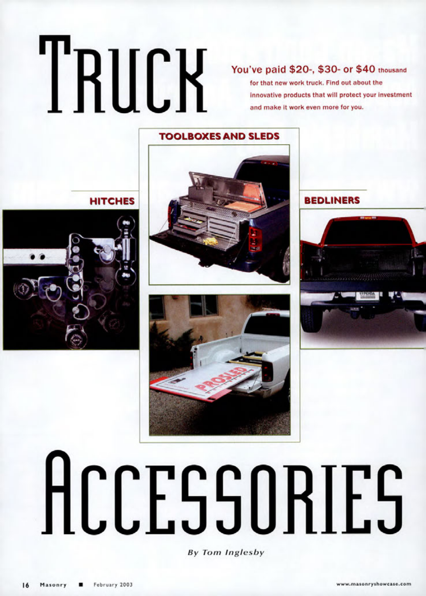 Masonry Magazine February 2003 Page. 18