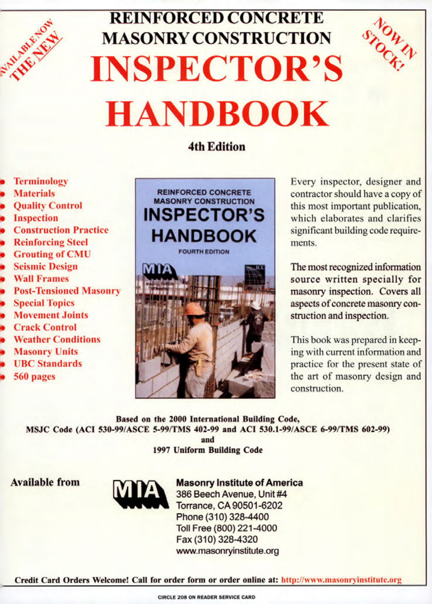 Masonry Magazine February 2003 Page. 41