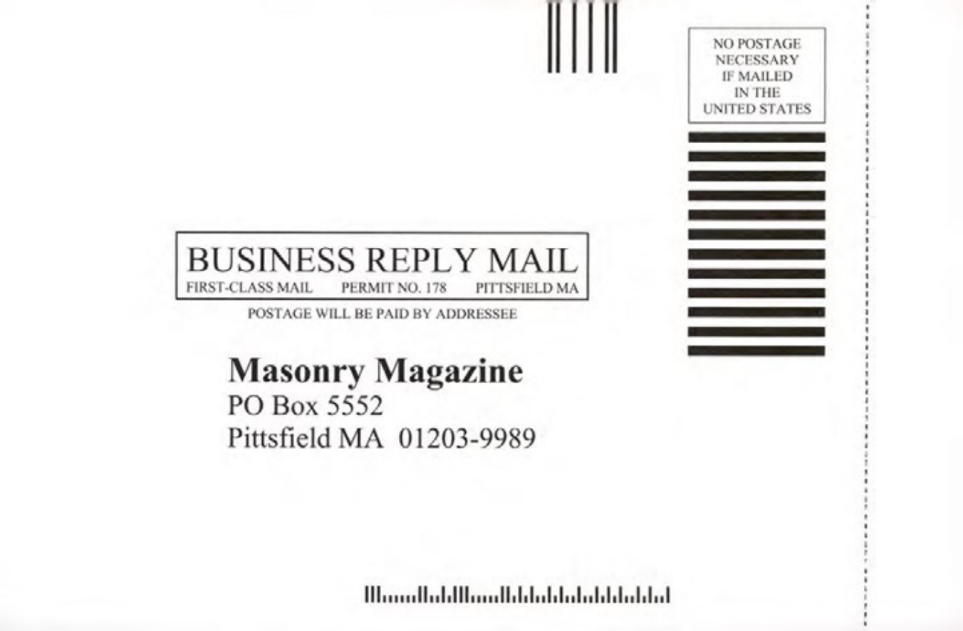 Masonry Magazine January 2003 Page. 12