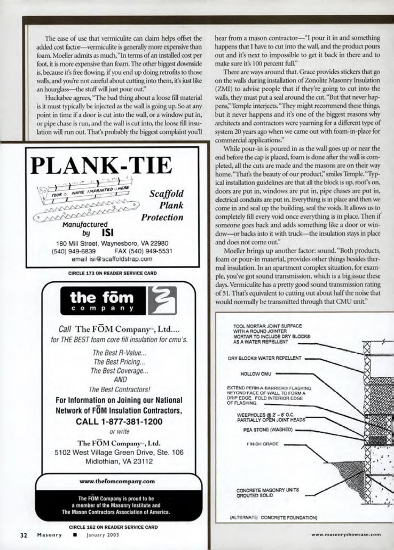 Masonry Magazine January 2003 Page. 36