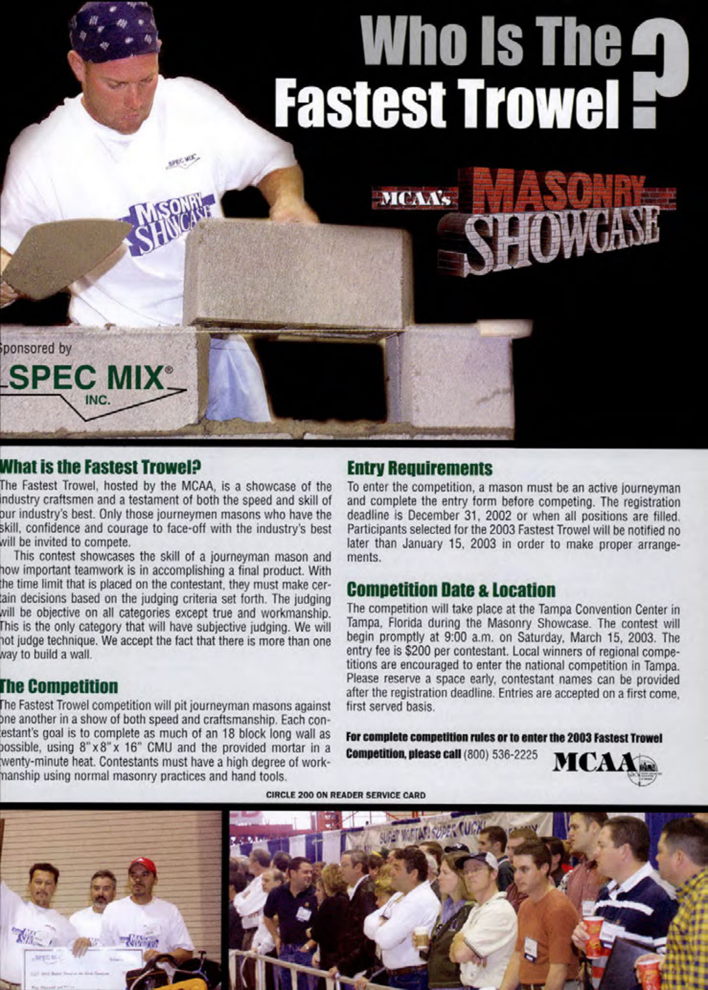 Masonry Magazine January 2003 Page. 43