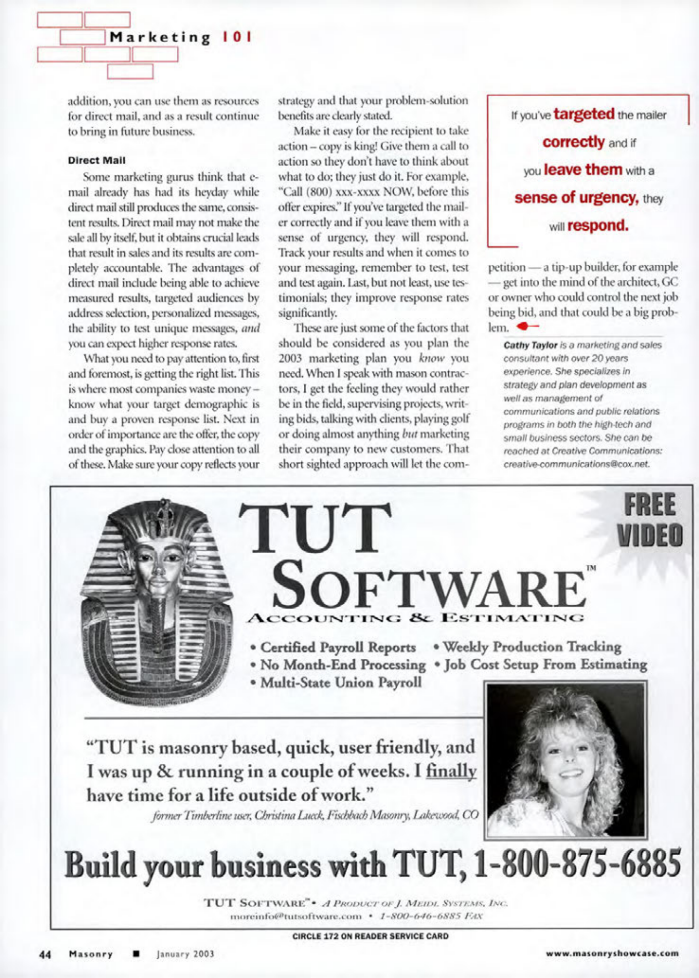 Masonry Magazine January 2003 Page. 50