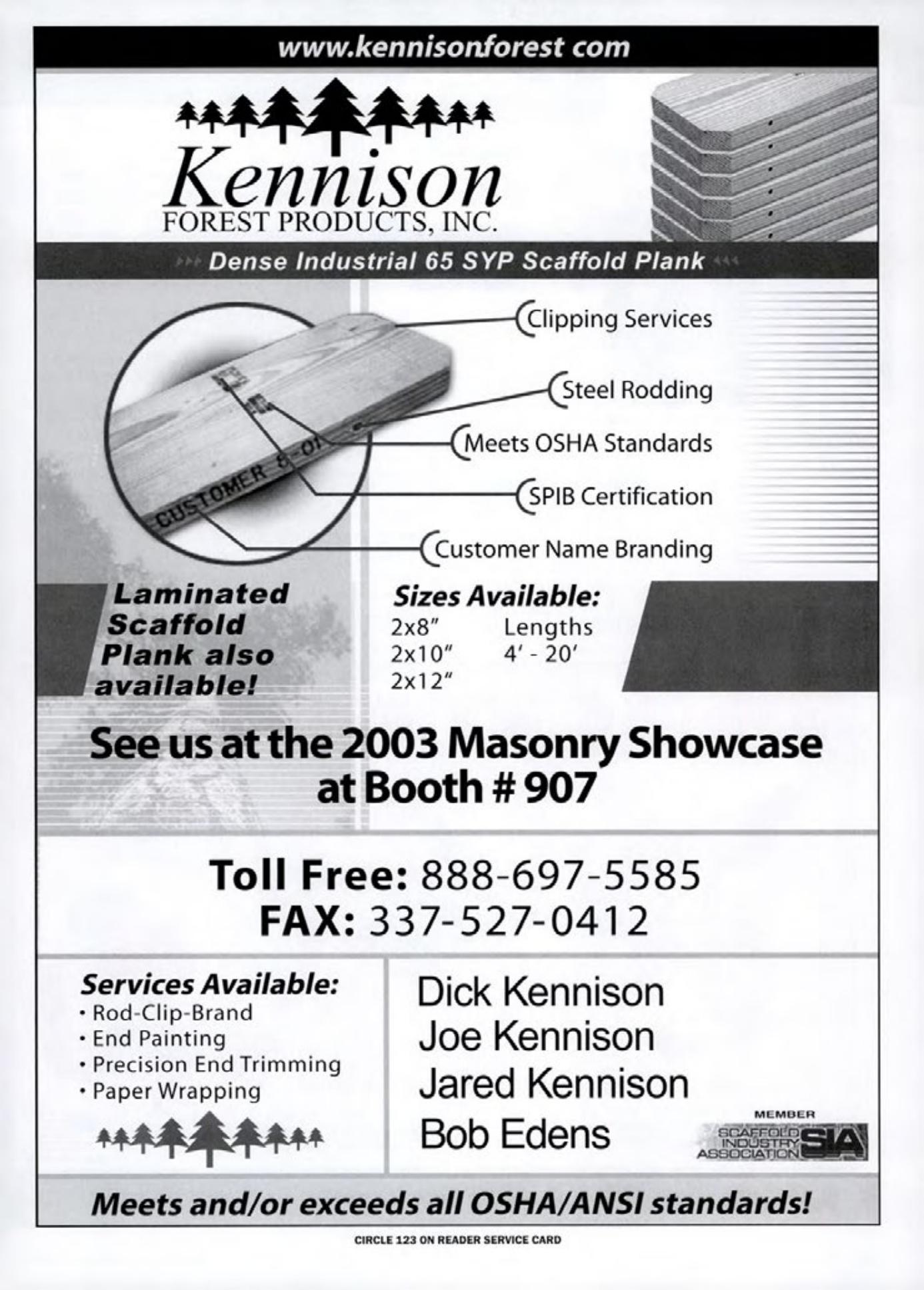 Masonry Magazine March 2003 Page. 33