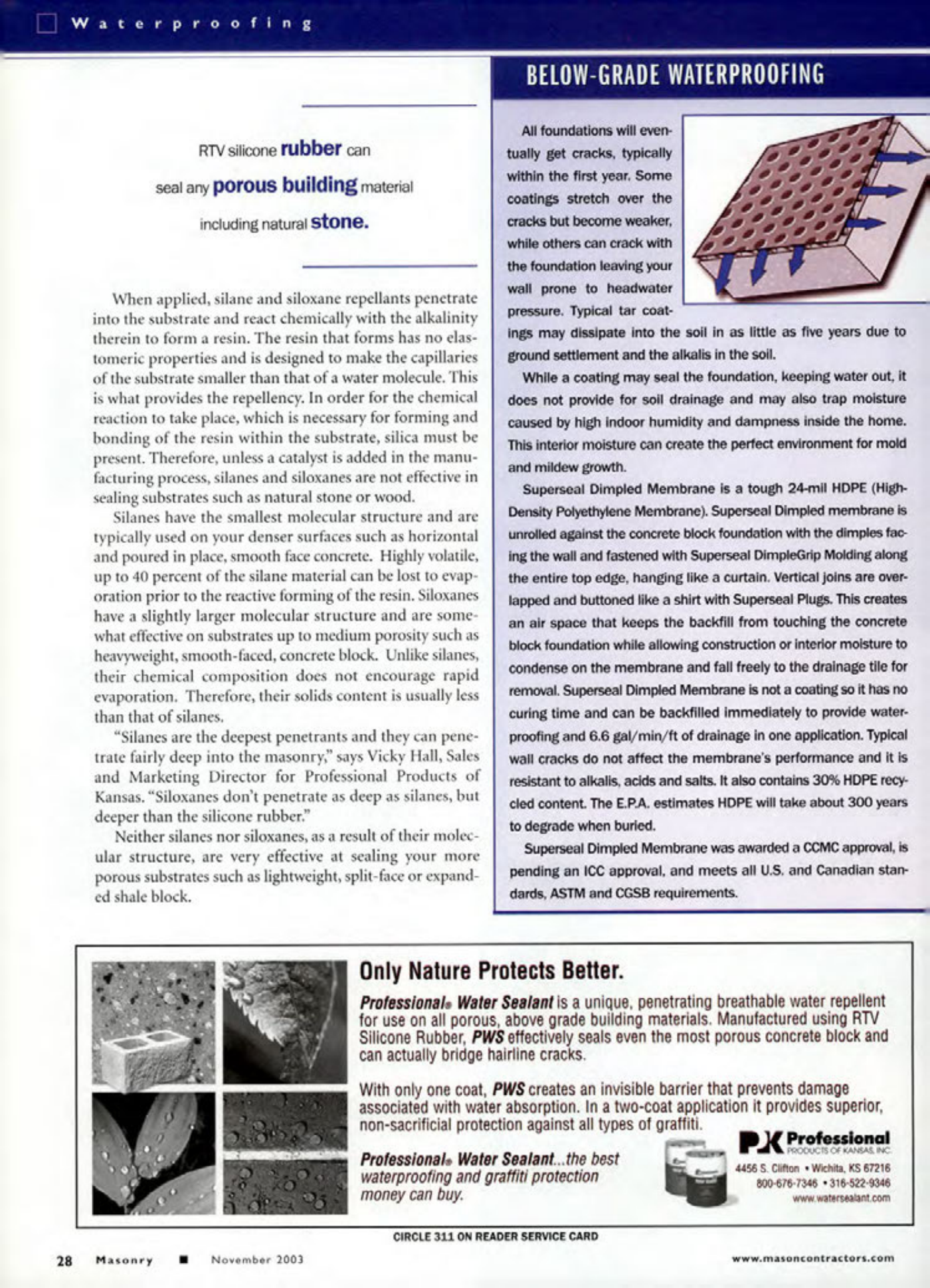 Masonry Magazine November 2003 Page. 30