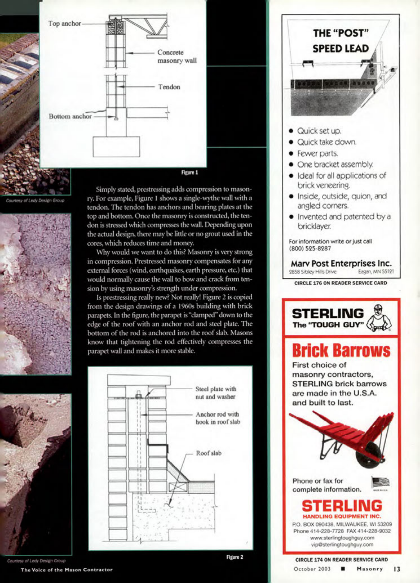 Masonry Magazine October 2003 Page. 15