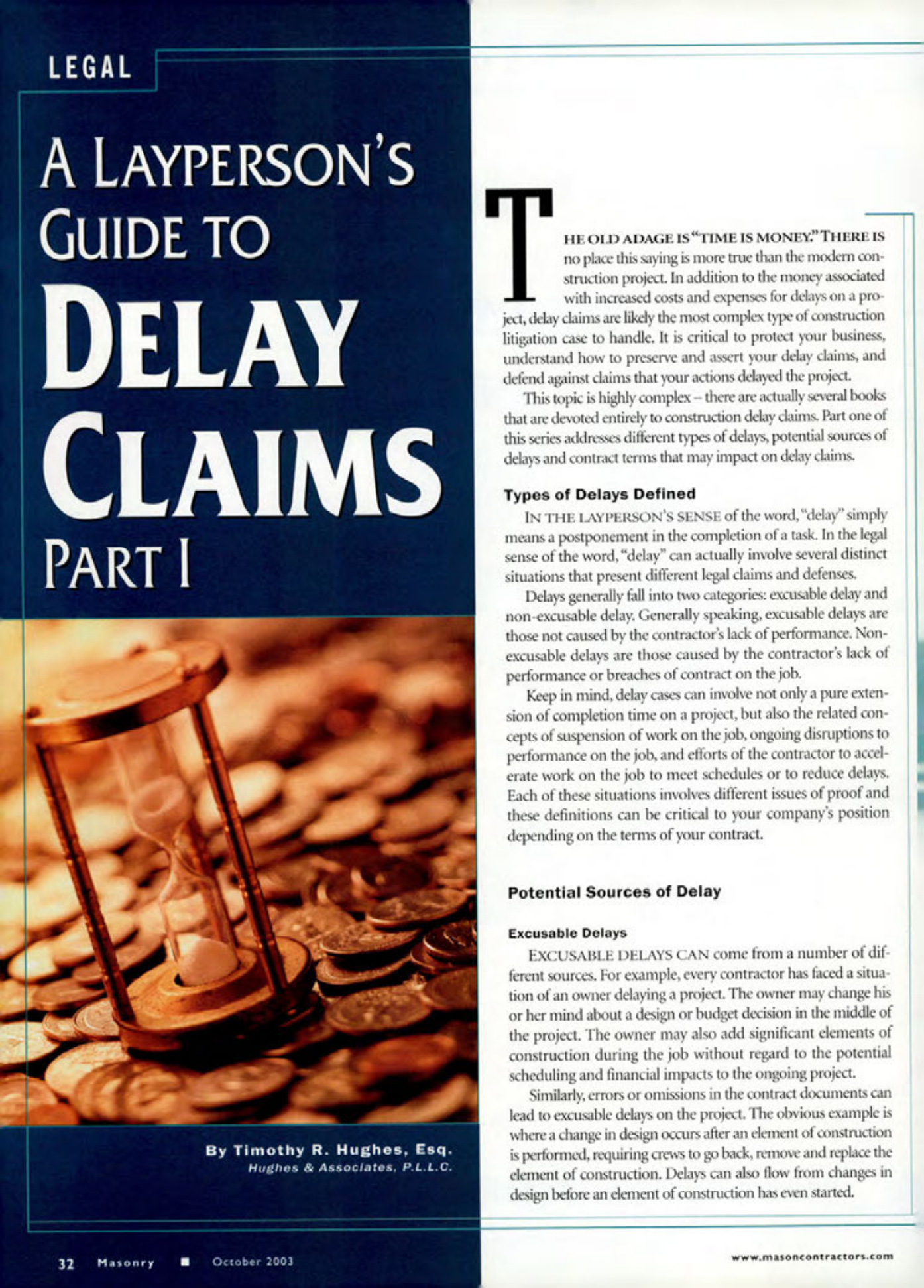 Masonry Magazine October 2003 Page. 34