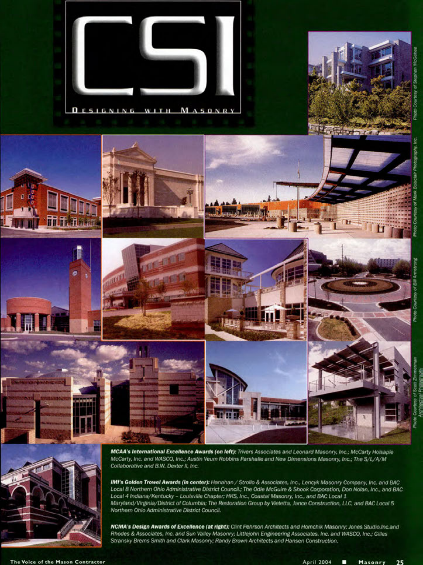 Masonry Magazine April 2004 Page. 27
