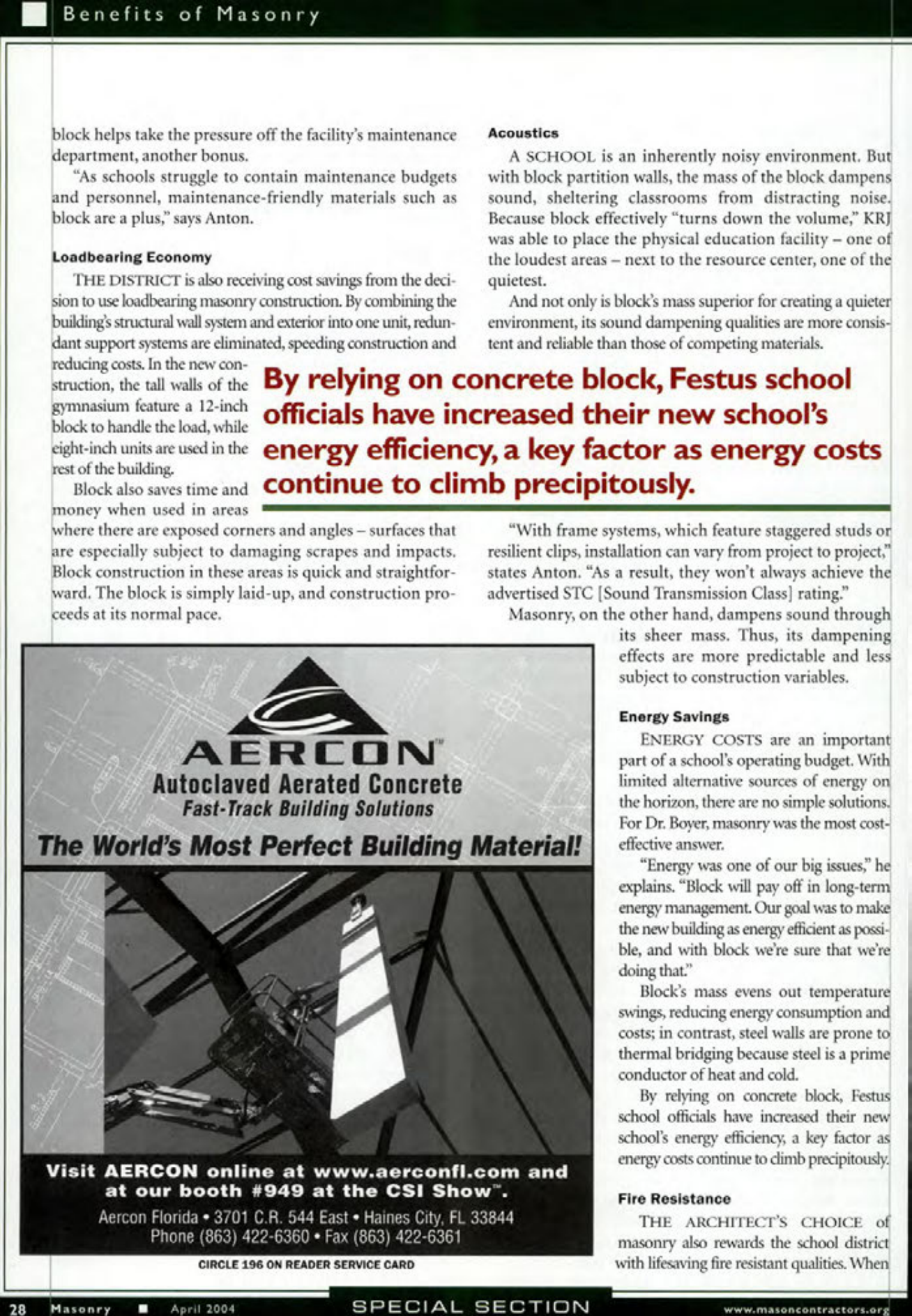 Masonry Magazine April 2004 Page. 30