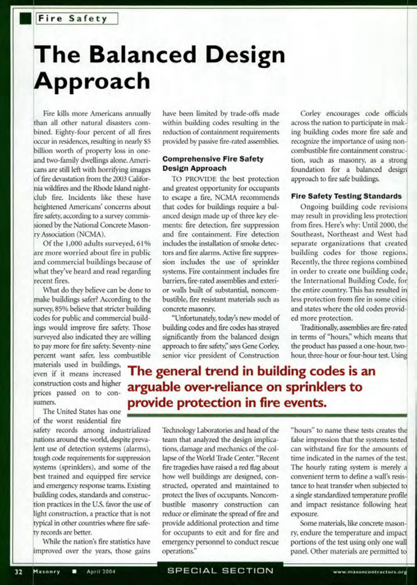 Masonry Magazine April 2004 Page. 34