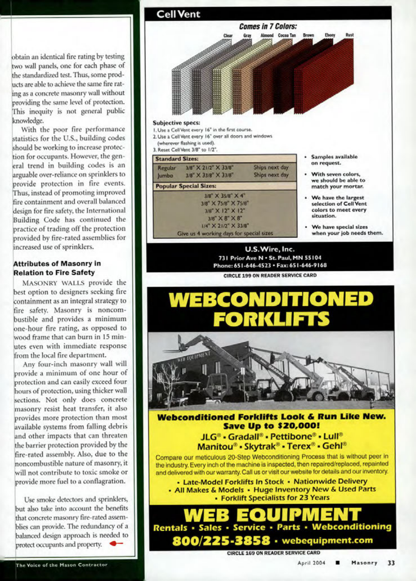 Masonry Magazine April 2004 Page. 35