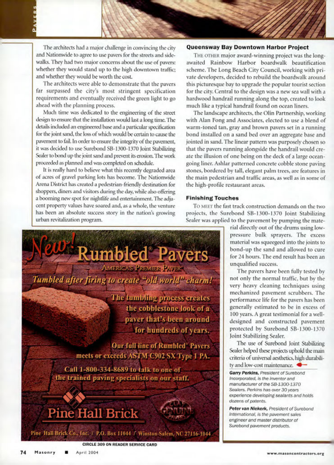 Masonry Magazine April 2004 Page. 76
