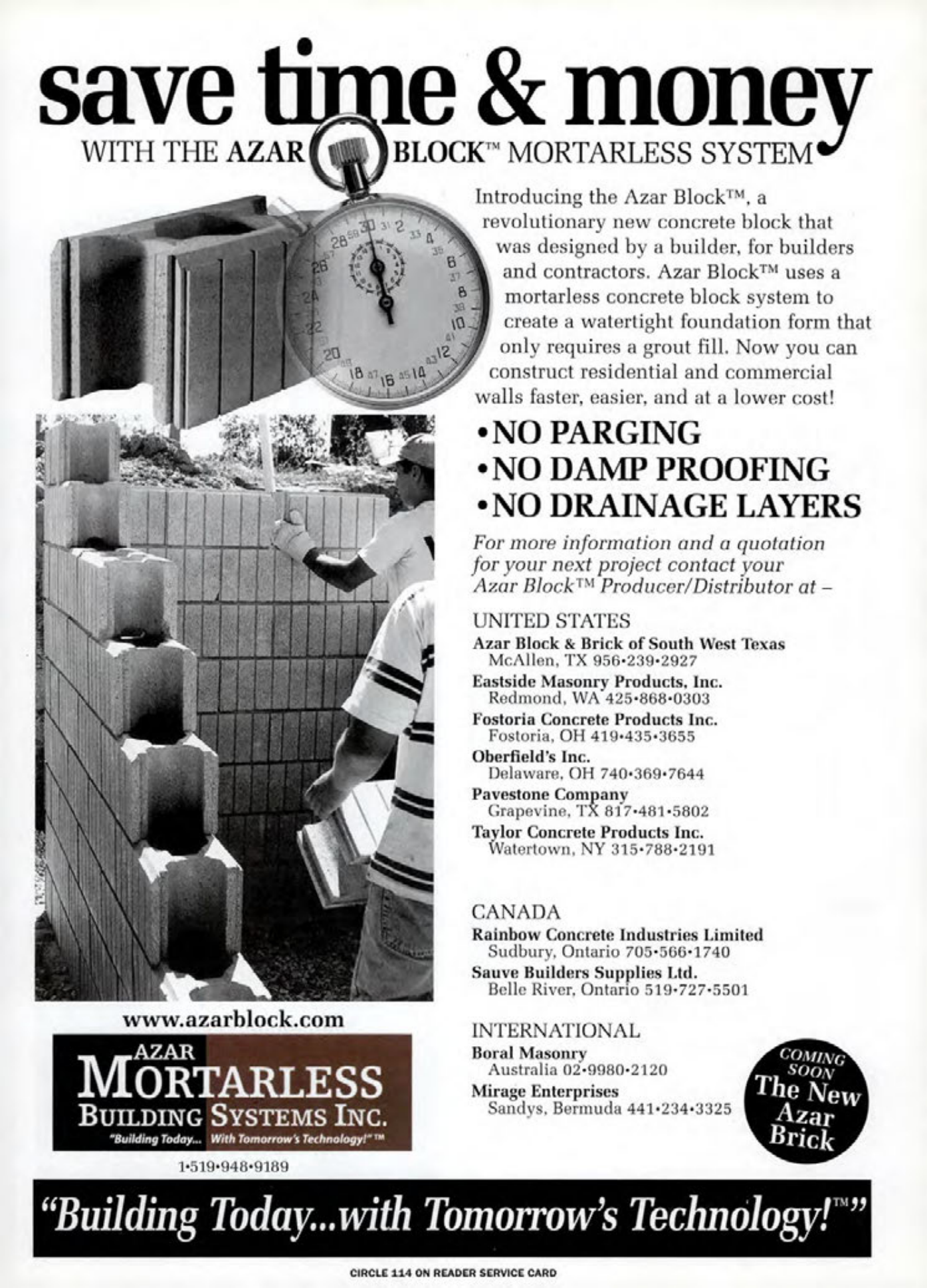 Masonry Magazine August 2004 Page. 43