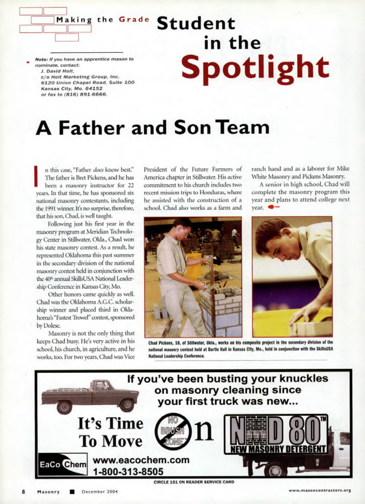 Masonry Magazine December 2004 Page. 7
