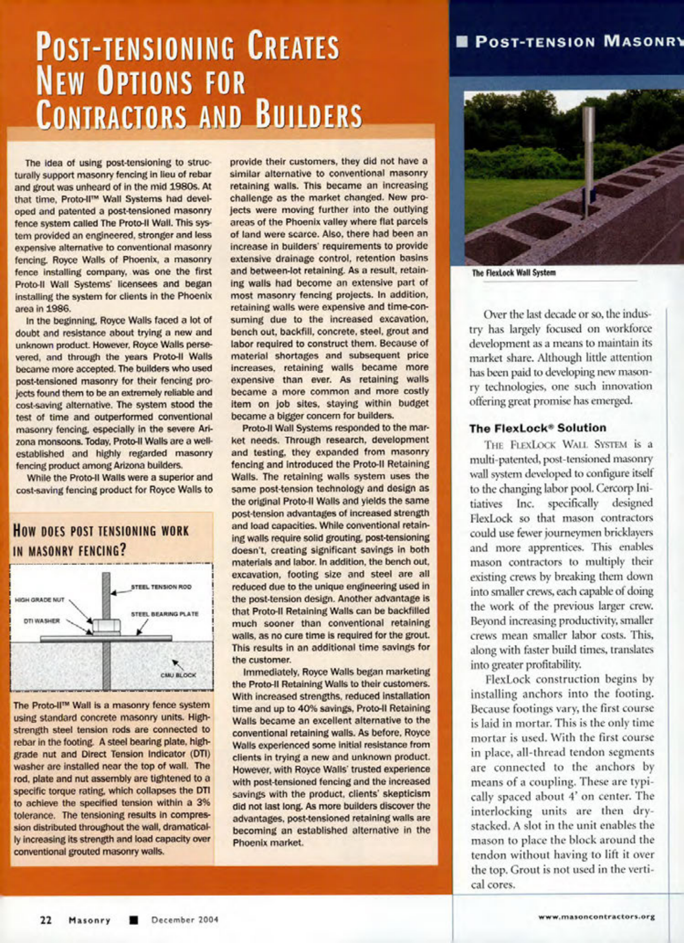 Masonry Magazine December 2004 Page. 21