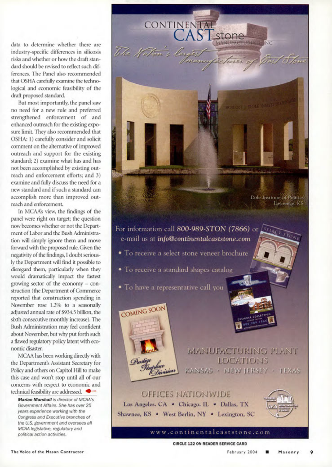 Masonry Magazine February 2004 Page. 11
