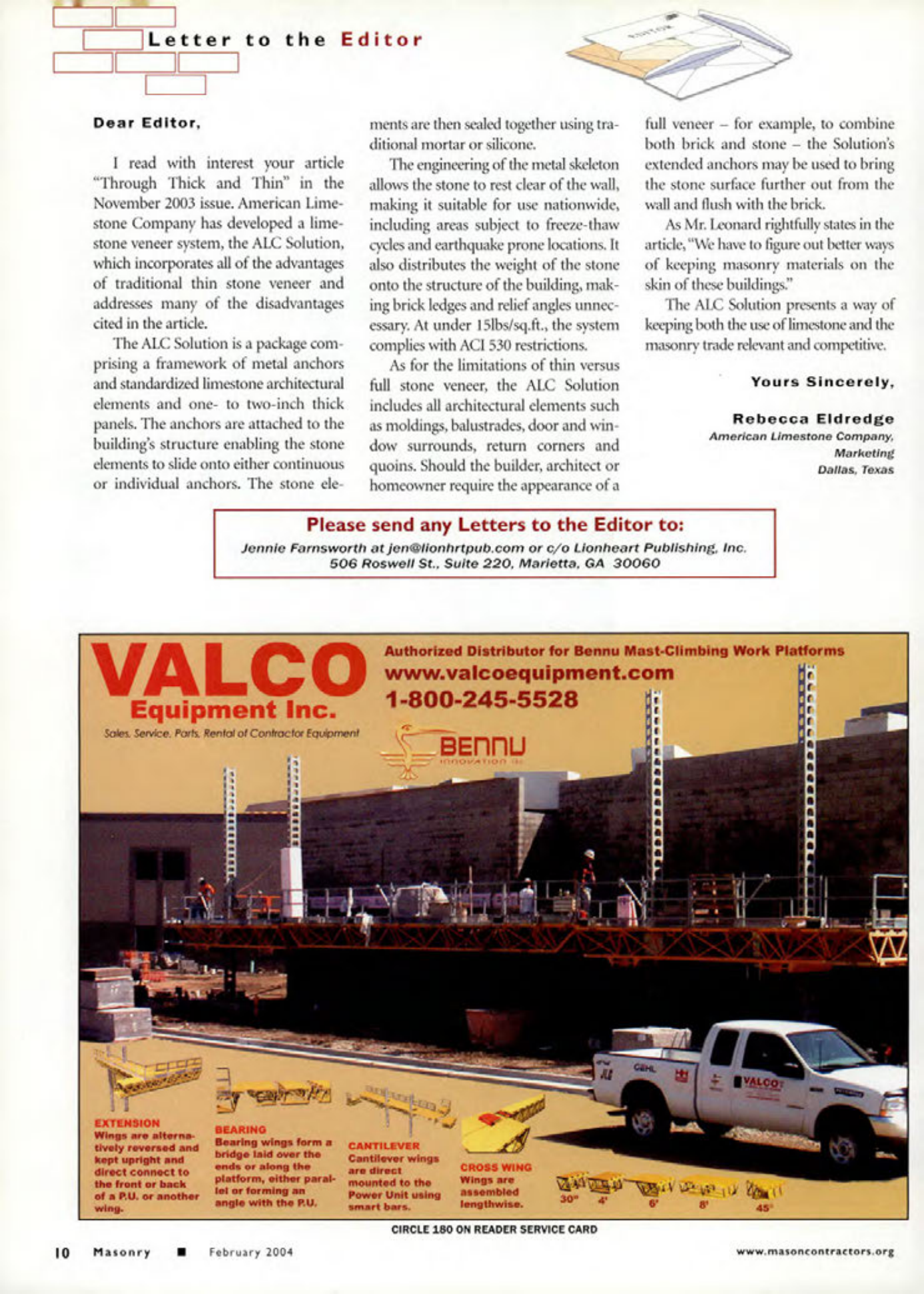 Masonry Magazine February 2004 Page. 12