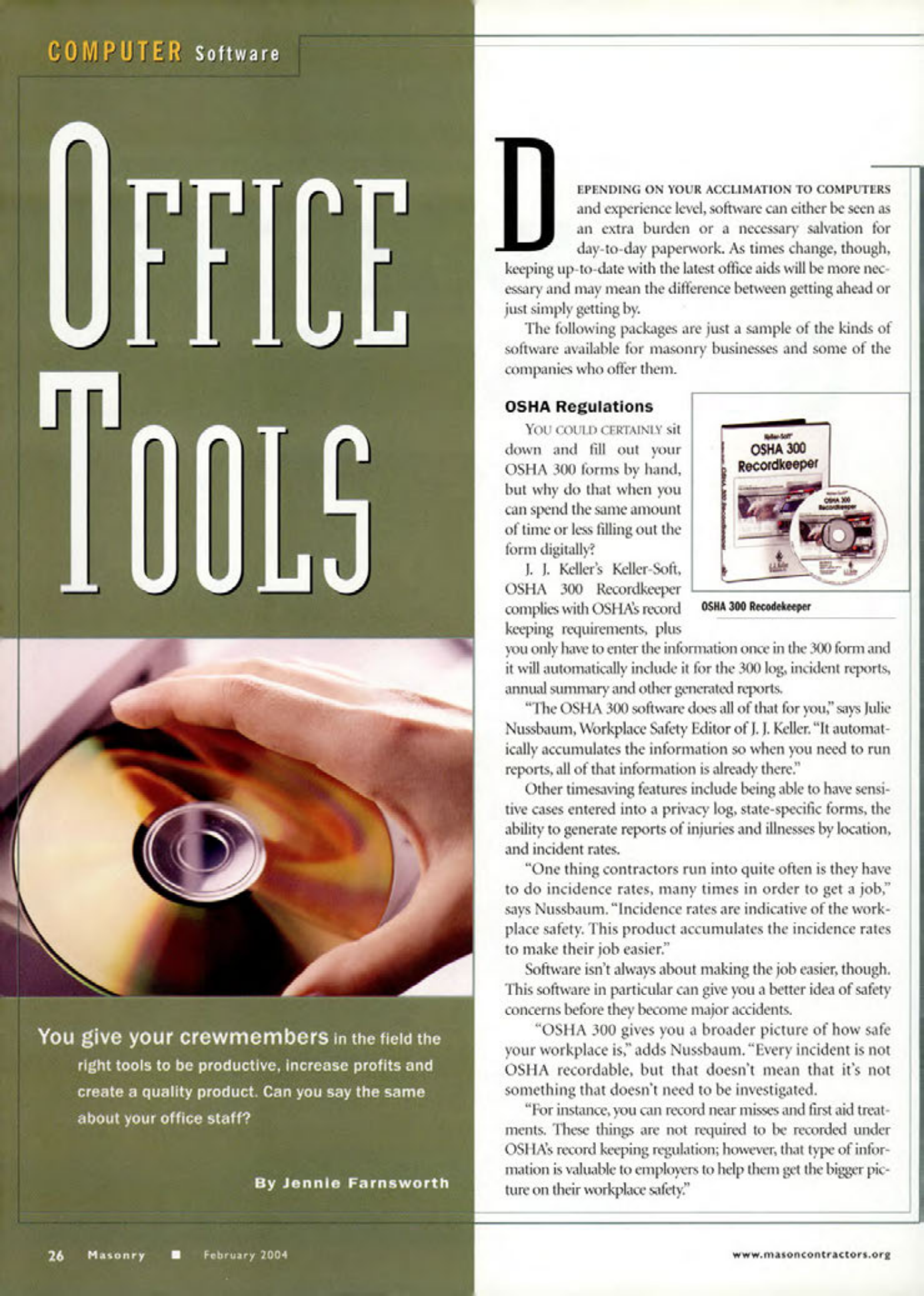 Masonry Magazine February 2004 Page. 28