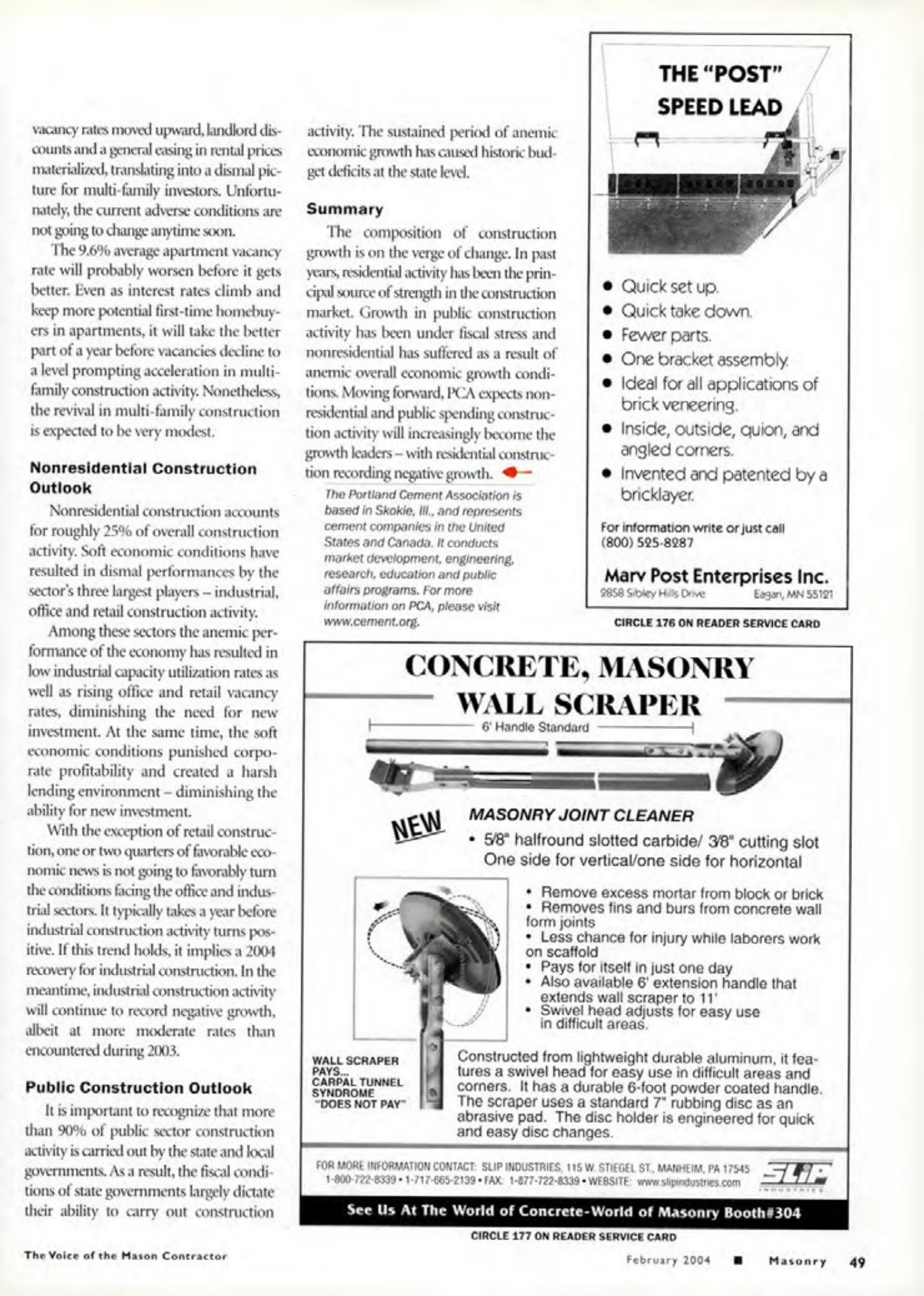 Masonry Magazine February 2004 Page. 51