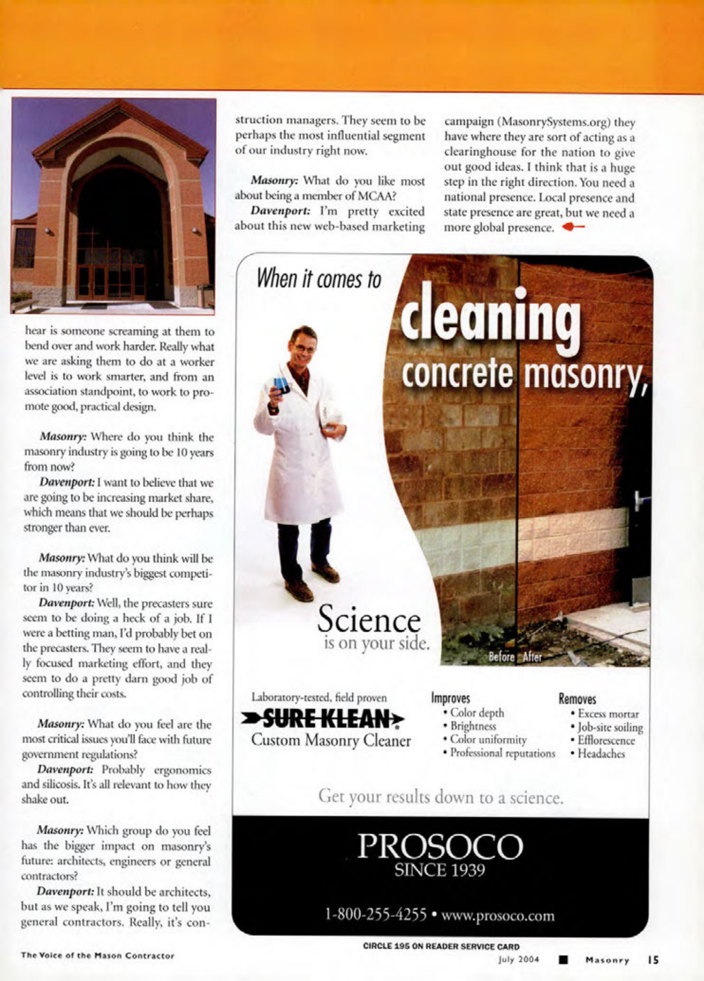 Masonry Magazine July 2004 Page. 17