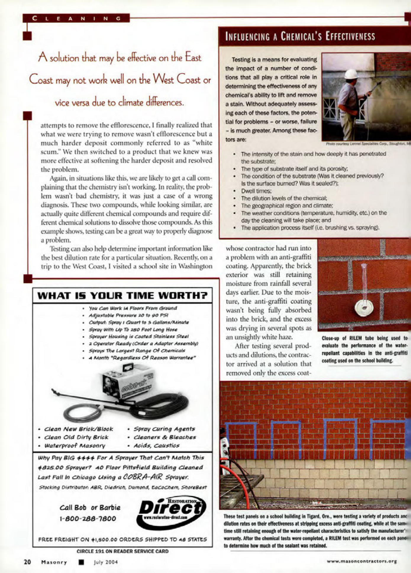 Masonry Magazine July 2004 Page. 22
