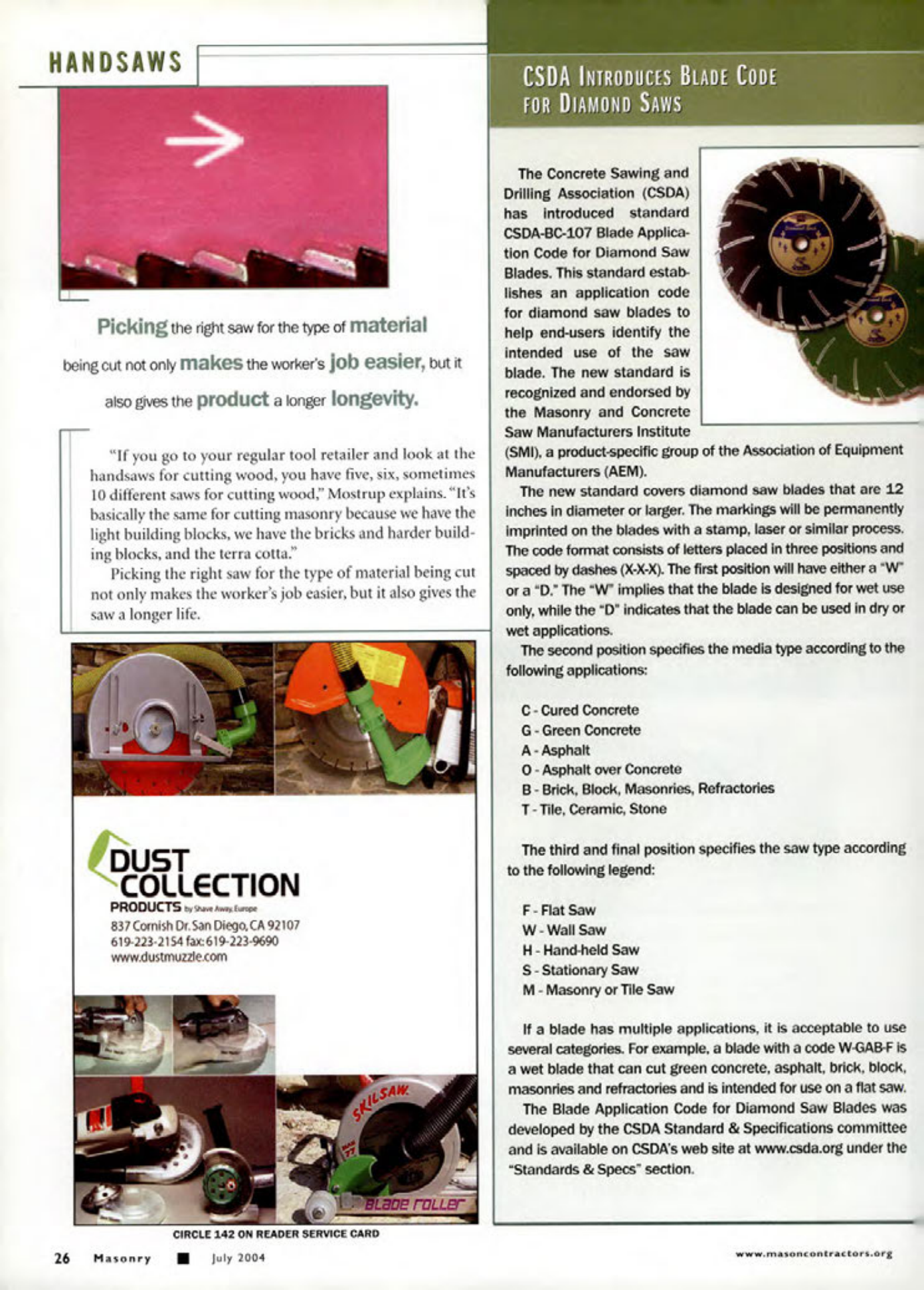 Masonry Magazine July 2004 Page. 28