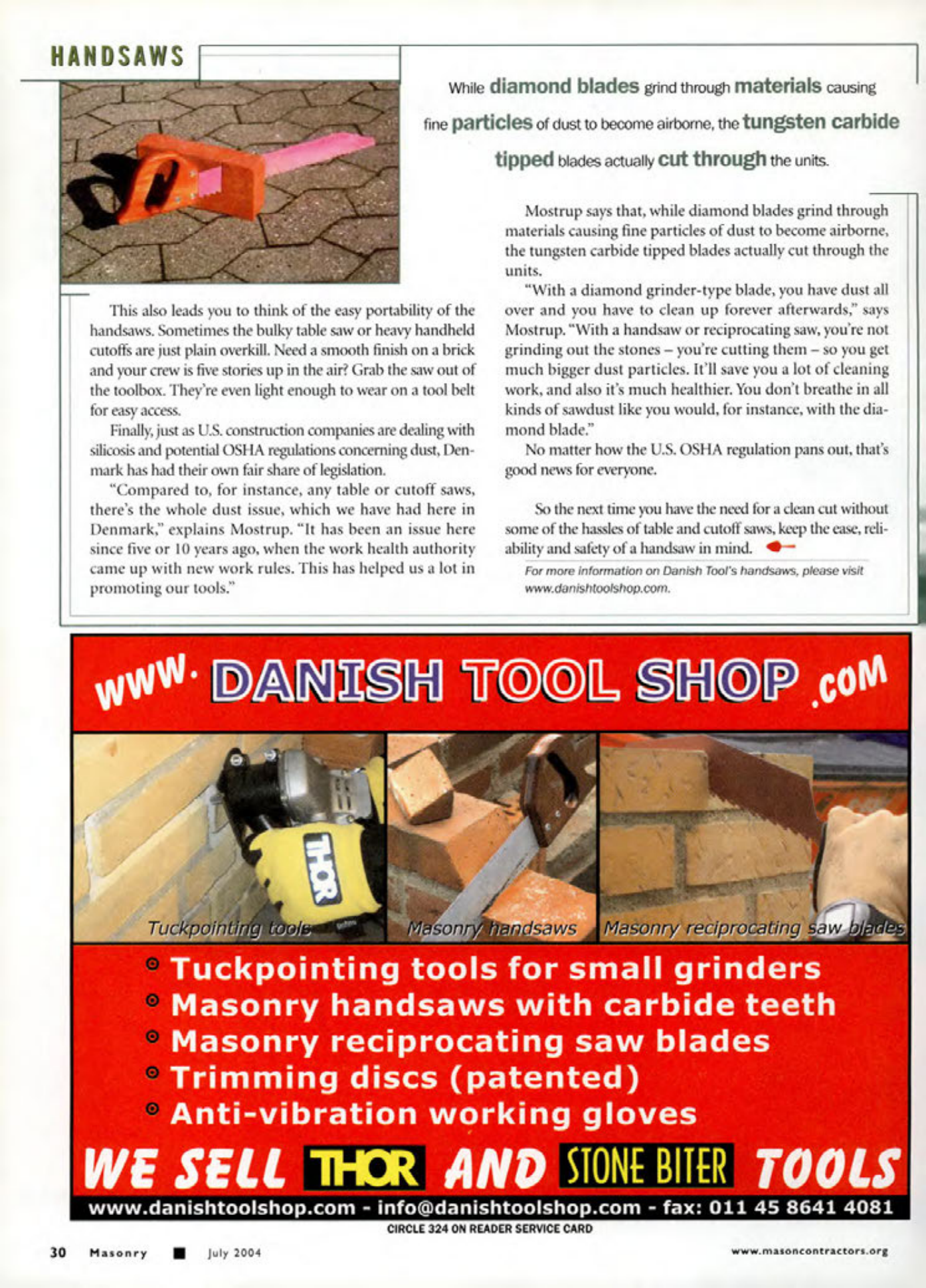 Masonry Magazine July 2004 Page. 32