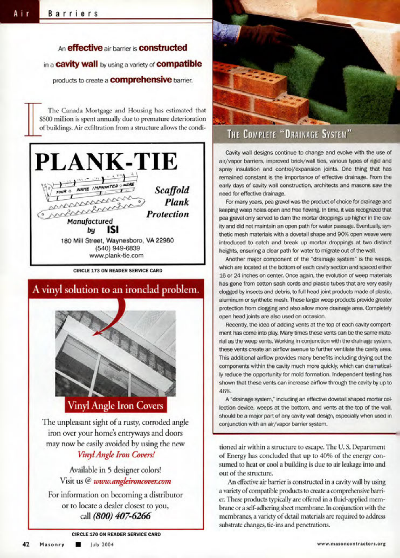 Masonry Magazine July 2004 Page. 44