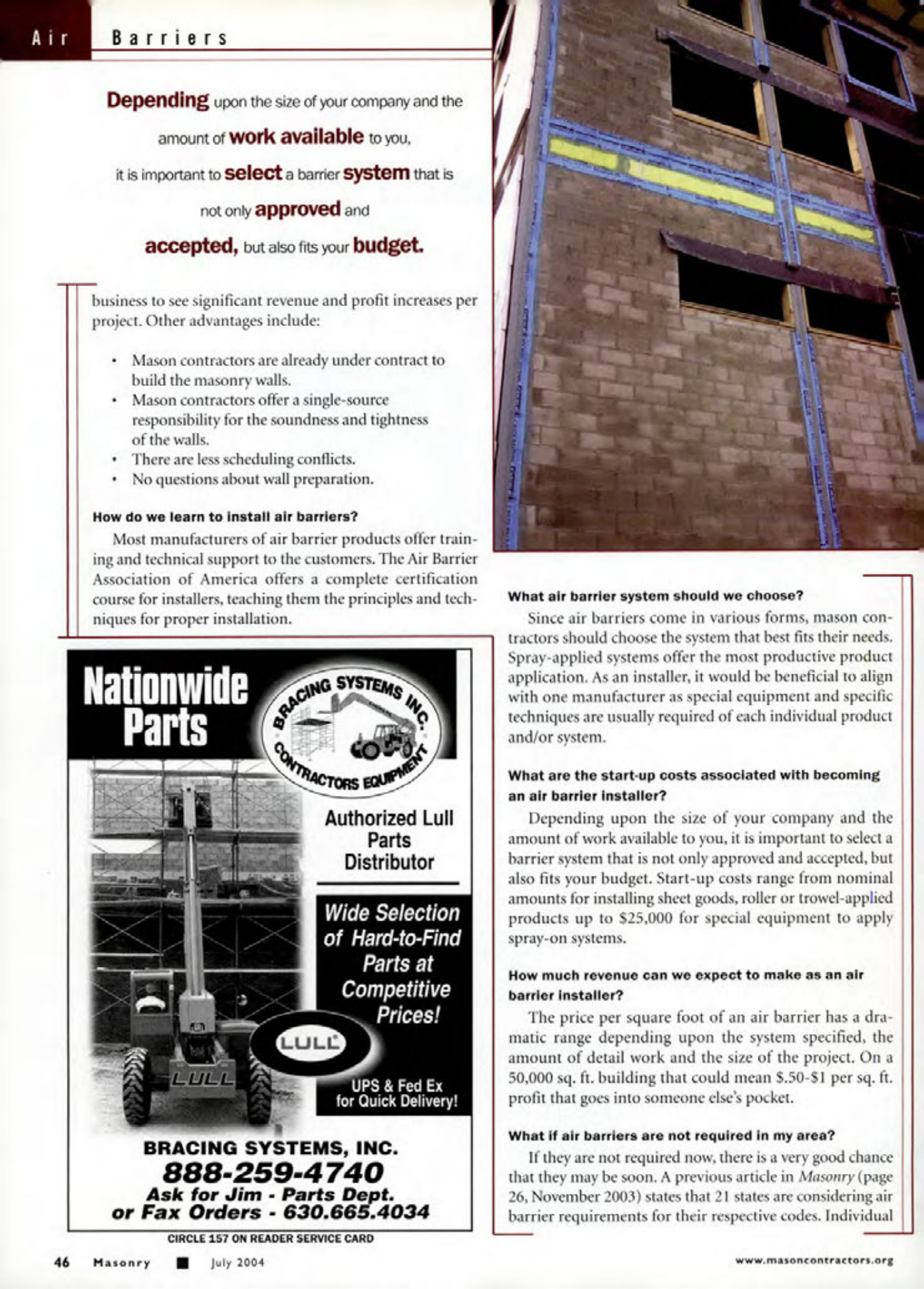 Masonry Magazine July 2004 Page. 48