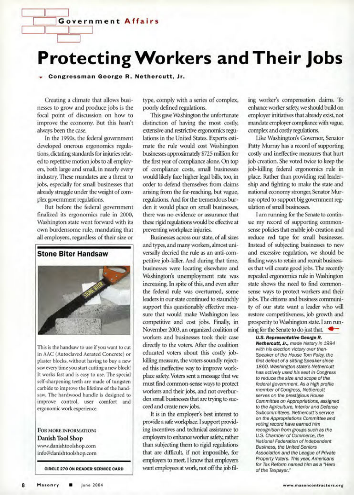 Masonry Magazine June 2004 Page. 10