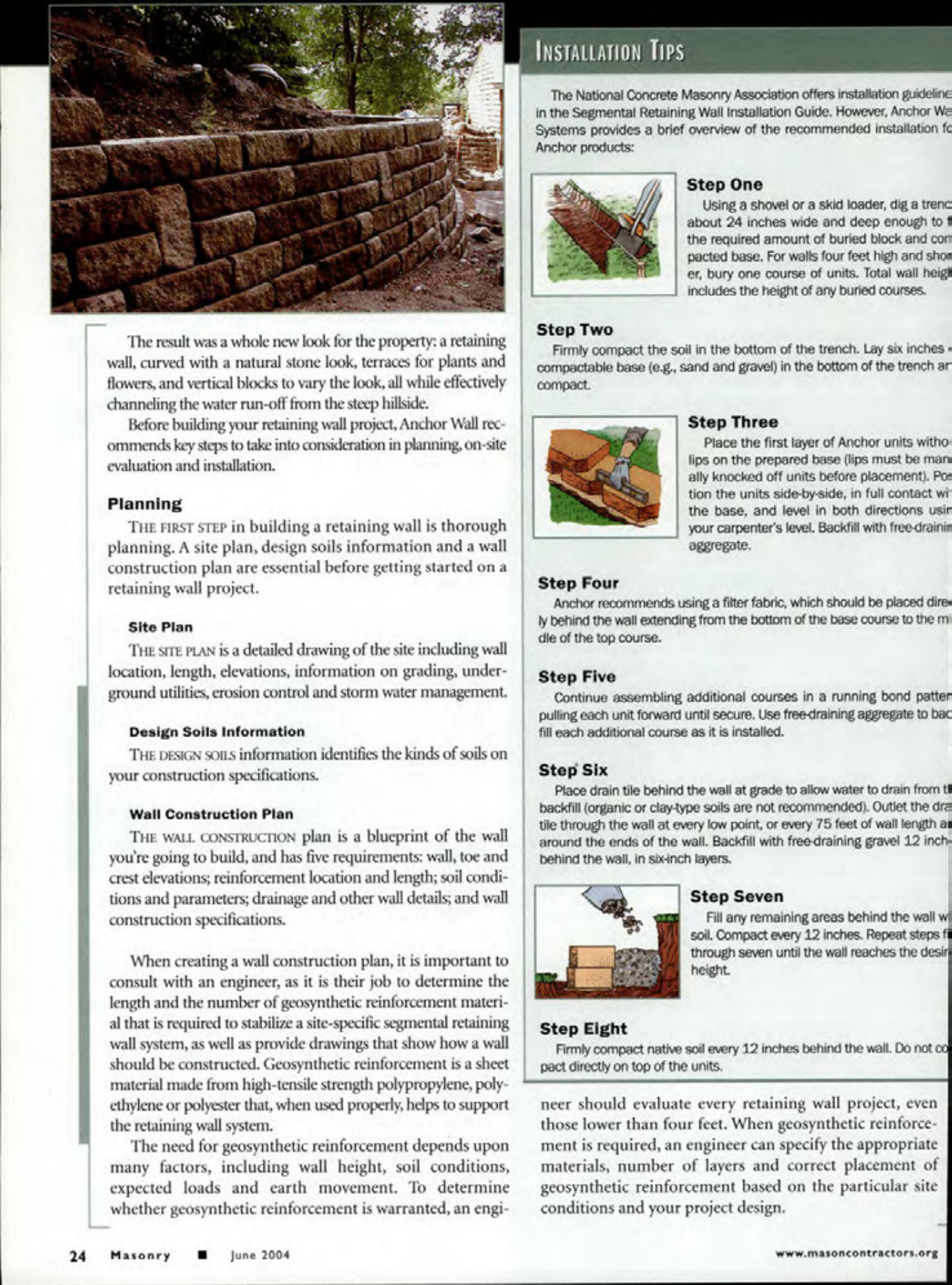 Masonry Magazine June 2004 Page. 26