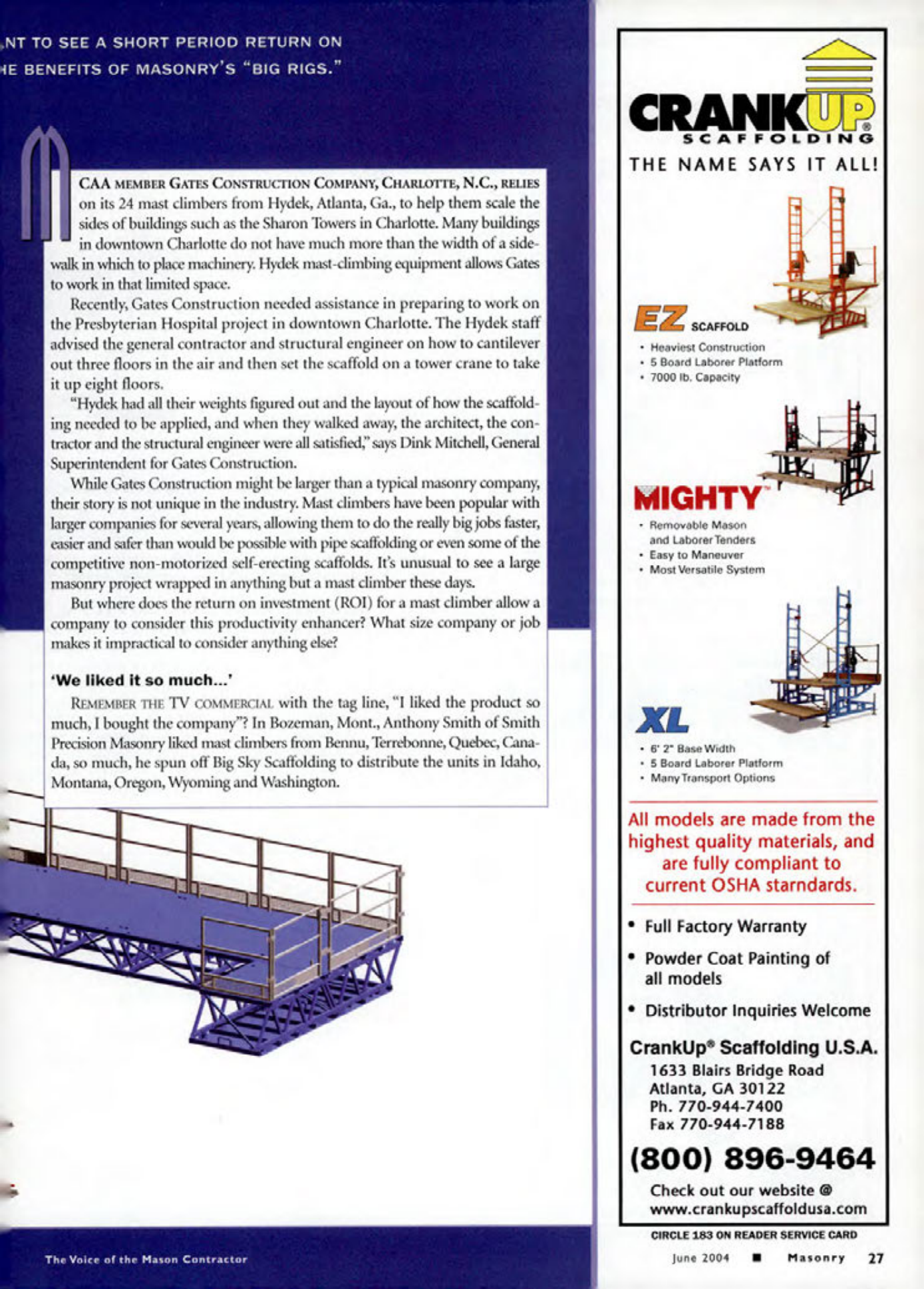 Masonry Magazine June 2004 Page. 29