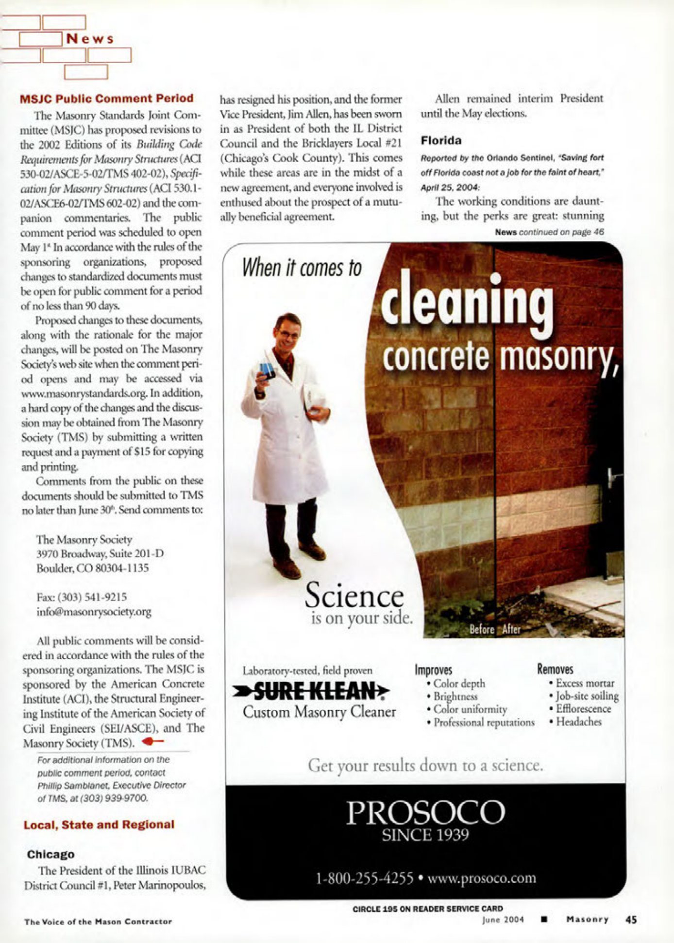 Masonry Magazine June 2004 Page. 47