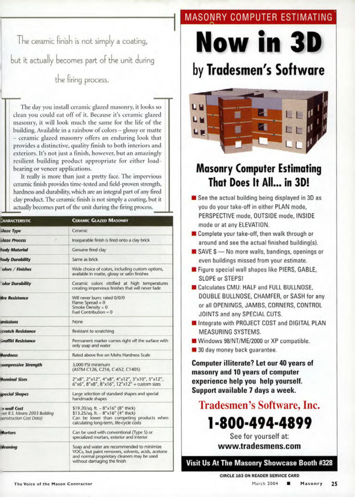 Masonry Magazine March 2004 Page. 27